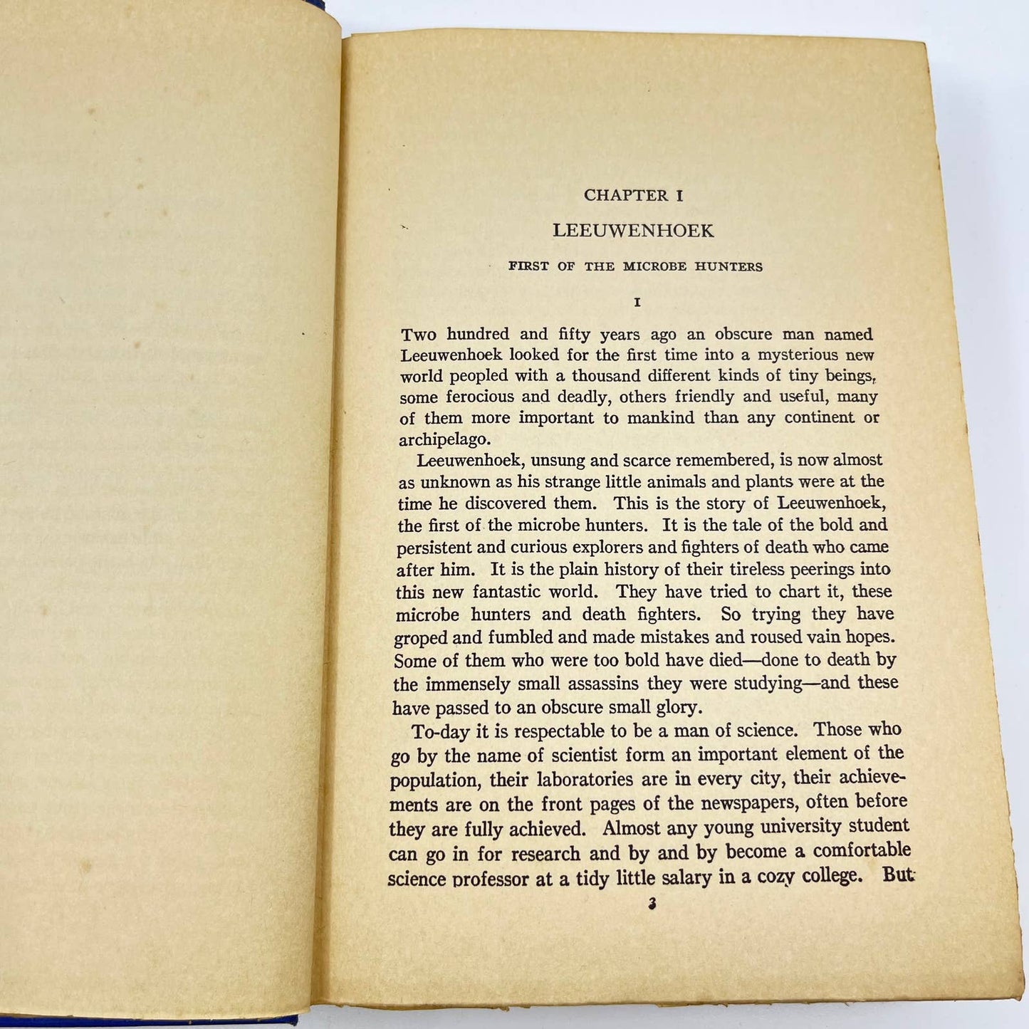 Vintage 1926 Microbe Hunters, Paul De Kruif, HC&DJ, 1st Edition TF1