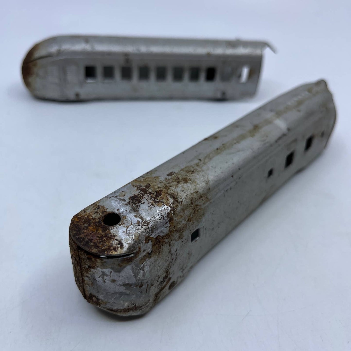 American Flyer Zephyr Metal Toy Train Set of 2 Cars 7” TH6