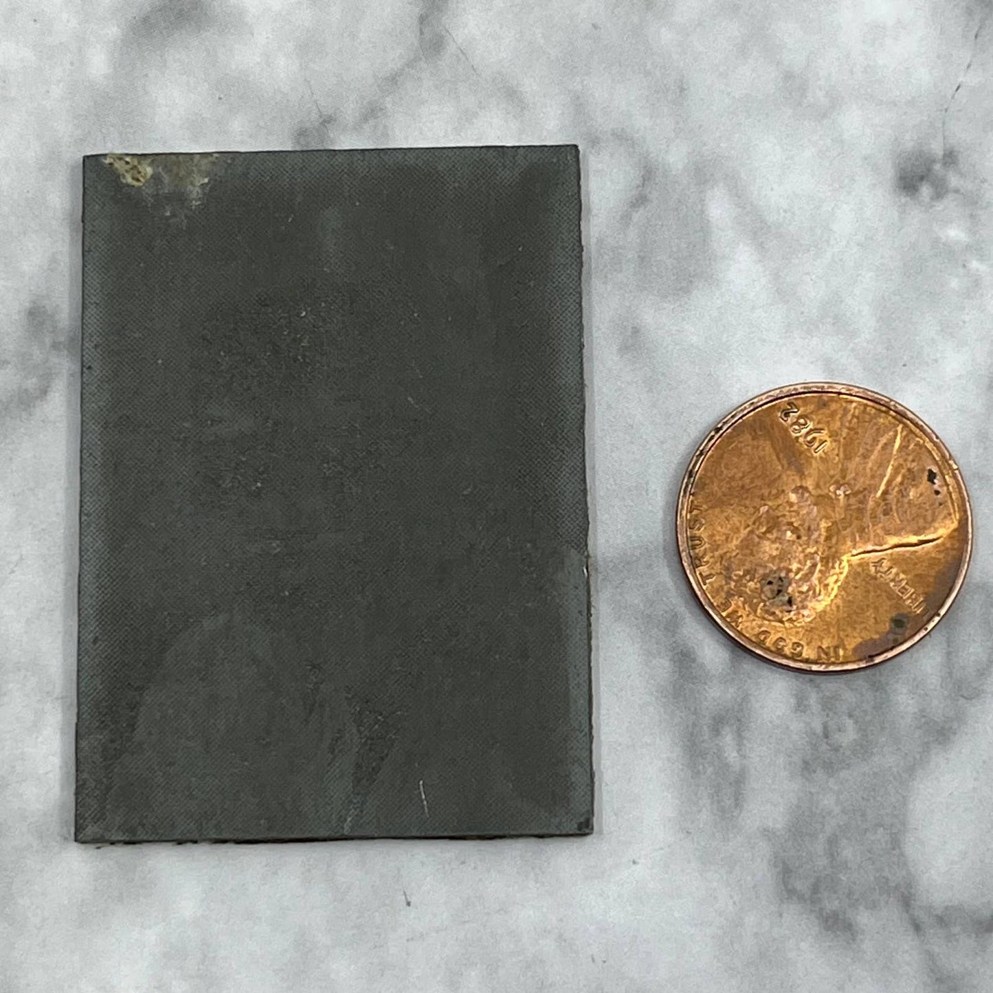 Vintage Letterpress Printers Block Plate Photo Portrait of Man in Suit TJ511