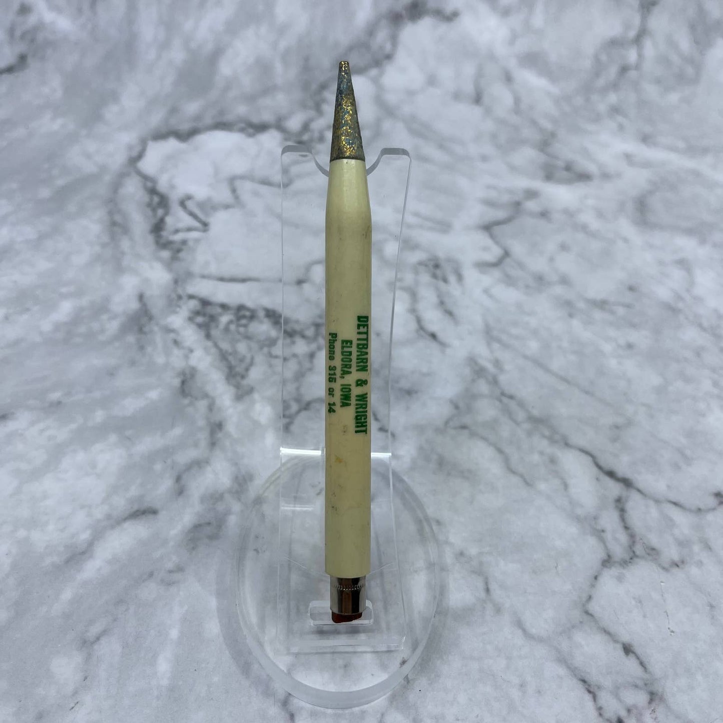 Vintage Mechanical Pencil Cities Service Dettbarn & Wright Eldora IA SE7