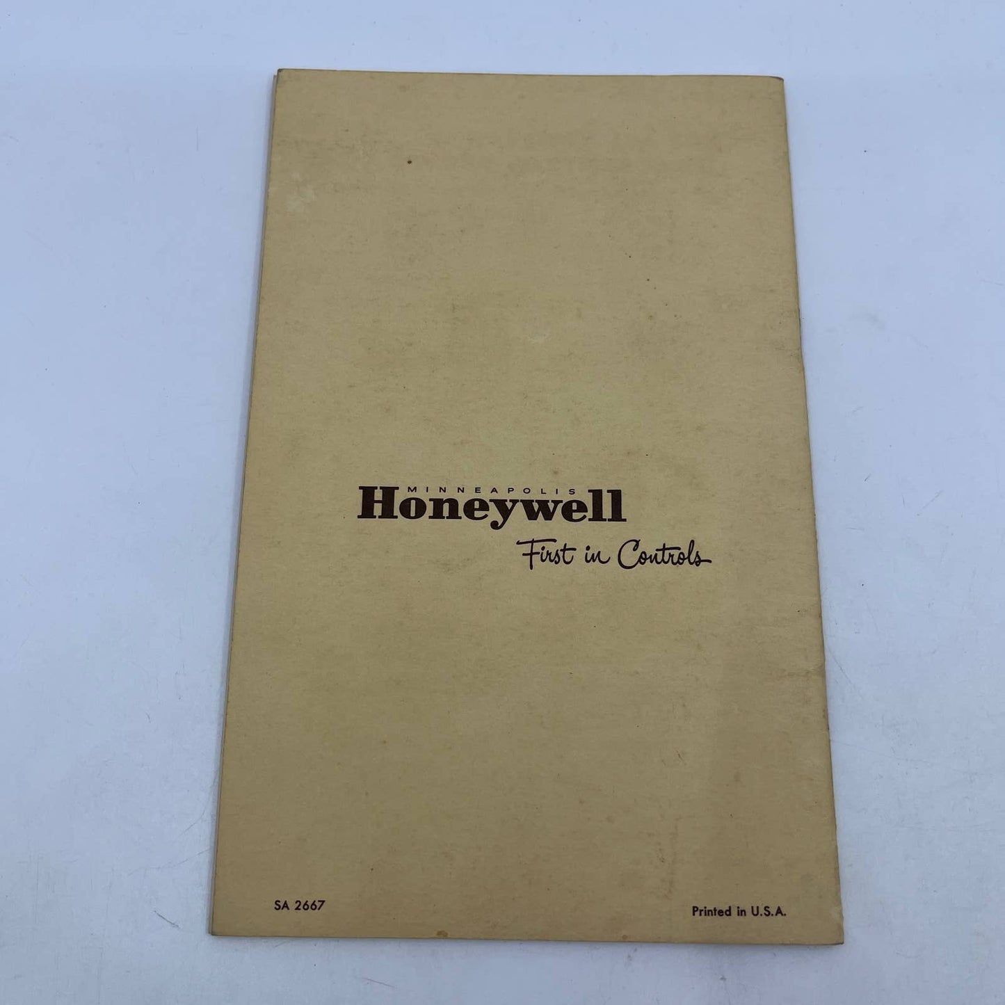 1950s Honeywell Handbook Warm Air Zone Control & Dampers Sheet Metal Man TH8