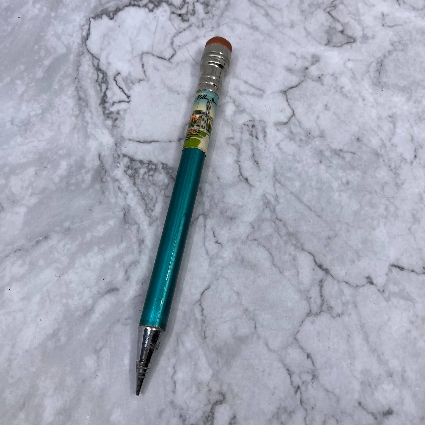 Vintage GIANT Souvenir Mechanical Pencil Pella Iowa 10” SE6