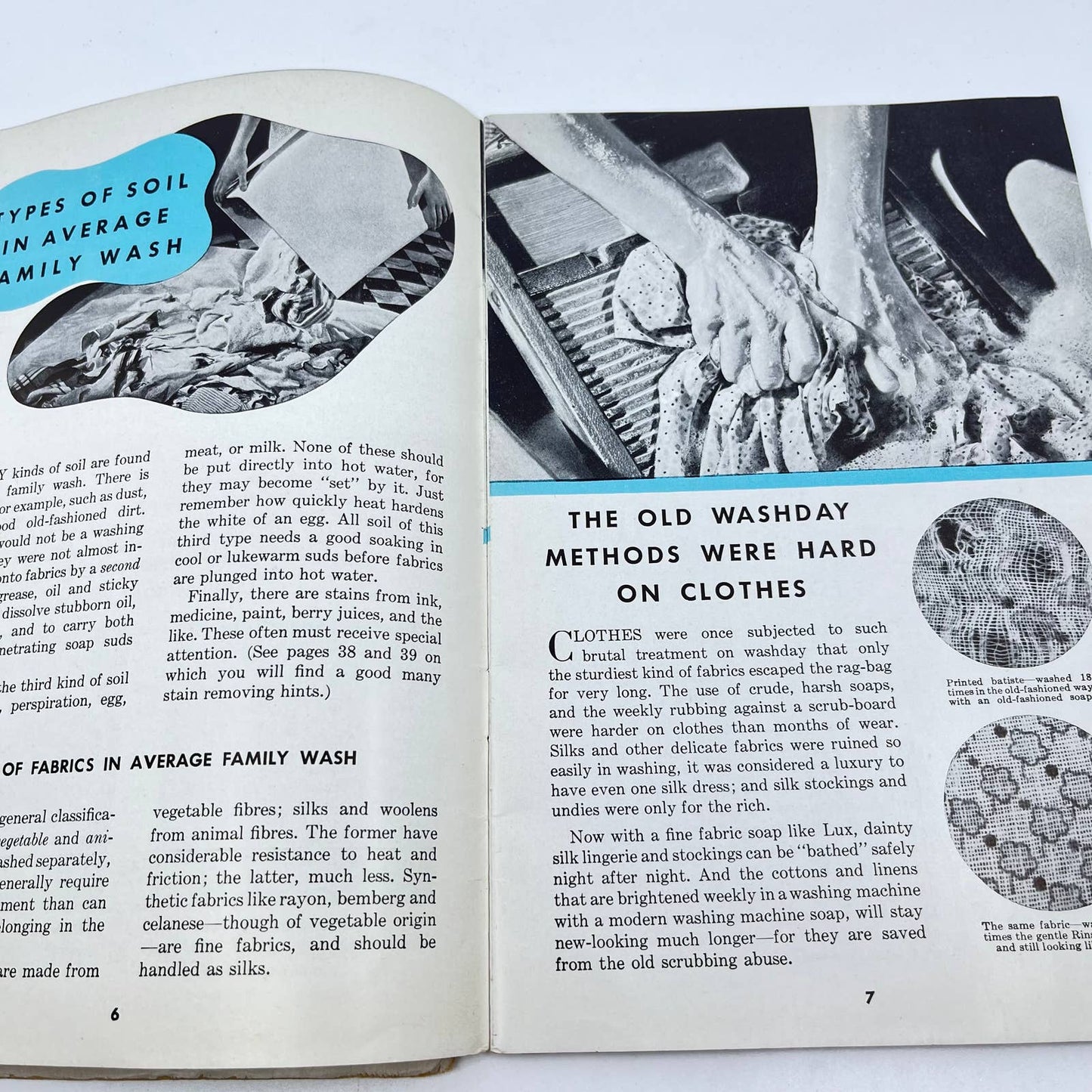 1936 Modern Home Laundering Practical Information Based on Tested Methods TF7-1