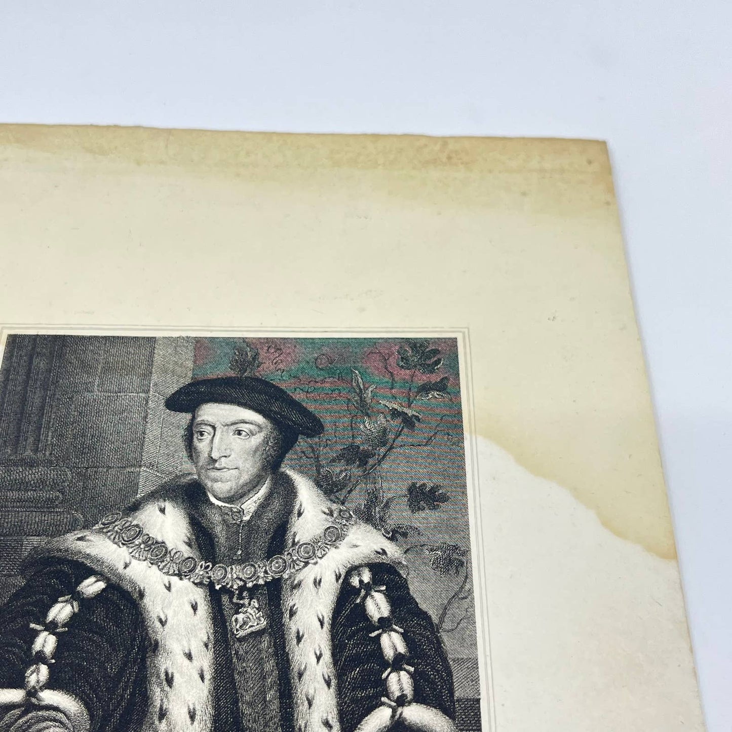 1823 Engraving Art Print Thomas Howard Duke of Norfolk 1554 AB3