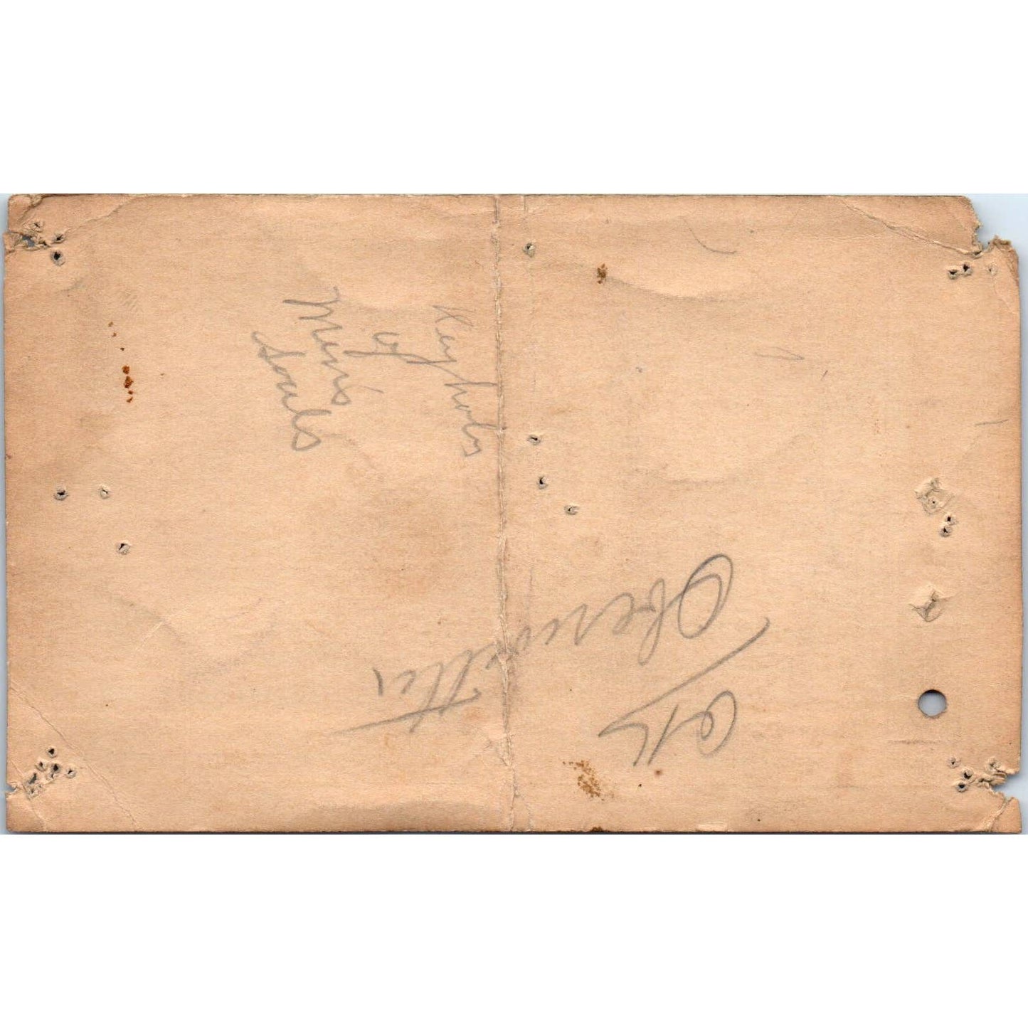 1940s Wisconsin News Pinochle Tournament Semi-Finals Invitation Card SE5