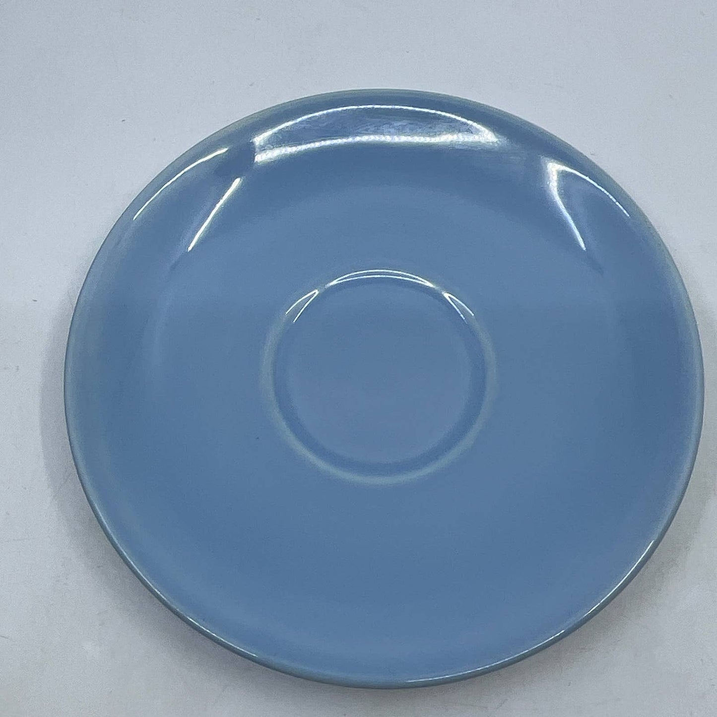 Vintage LuRay Taylor Smith & Taylor Pastels Blue Cup and Saucer TI3-1