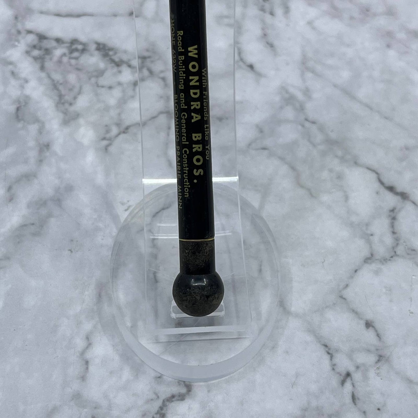 Vintage Mechanical Pencil Wondra Bros Construction Blooming Prairie MN SE7