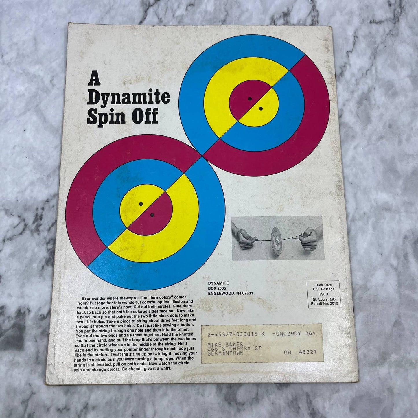 Dynamite Magazine Welcome To The San Diego Zoo August 1976 #26 TJ4