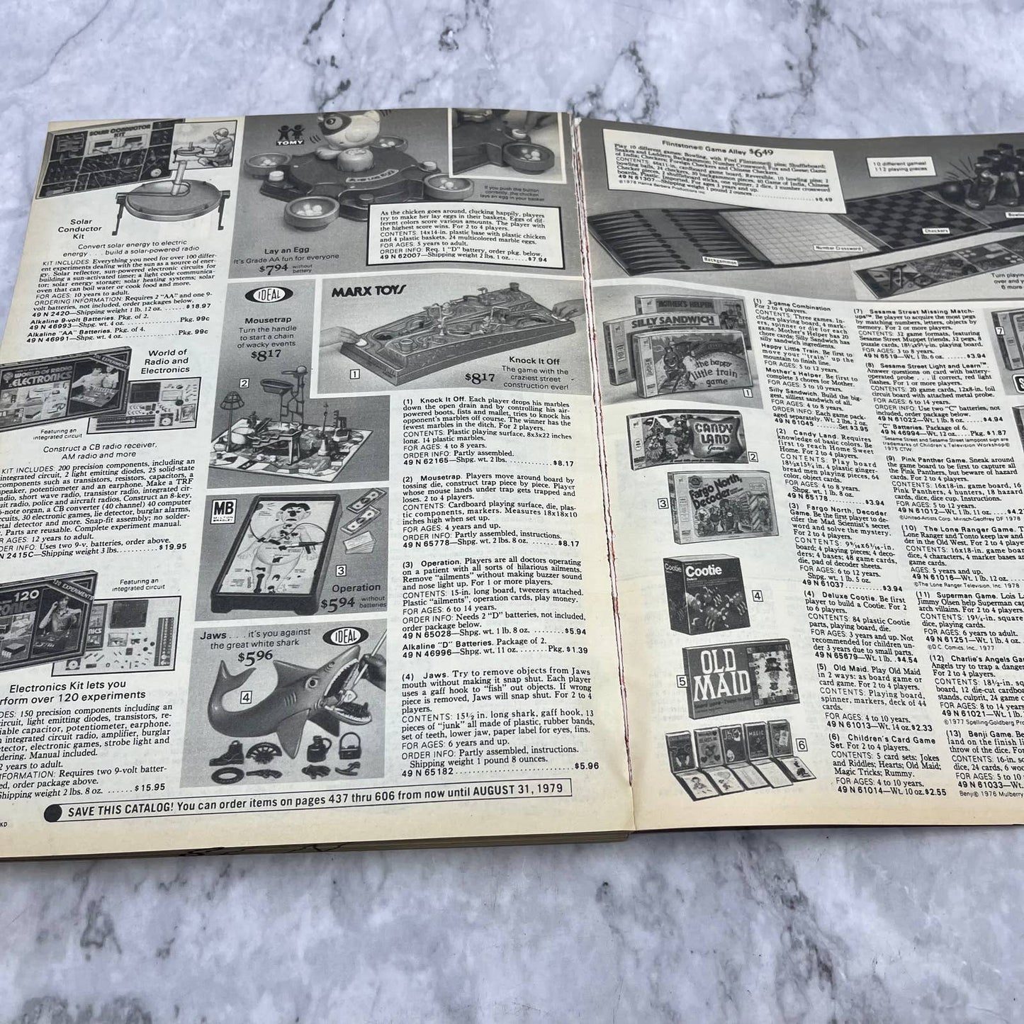 Sears 1978 Wish Book Catalog Star Wars Barbie Atari Lionel Toys Clothing S3-1