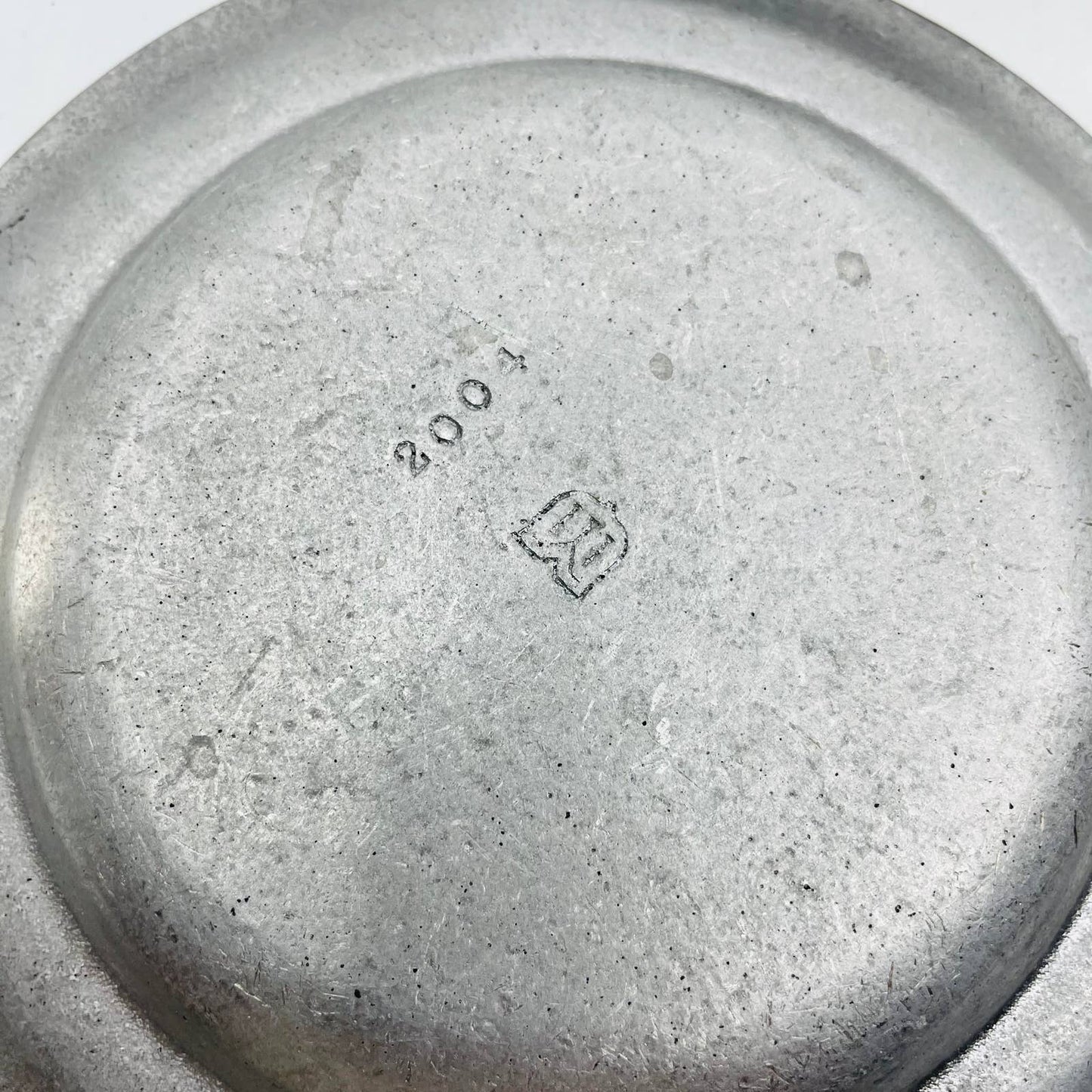 Set 4 York Metalcrafters Colonial Pewter Shallow Soup Salad Bowl Plates 9” TC9