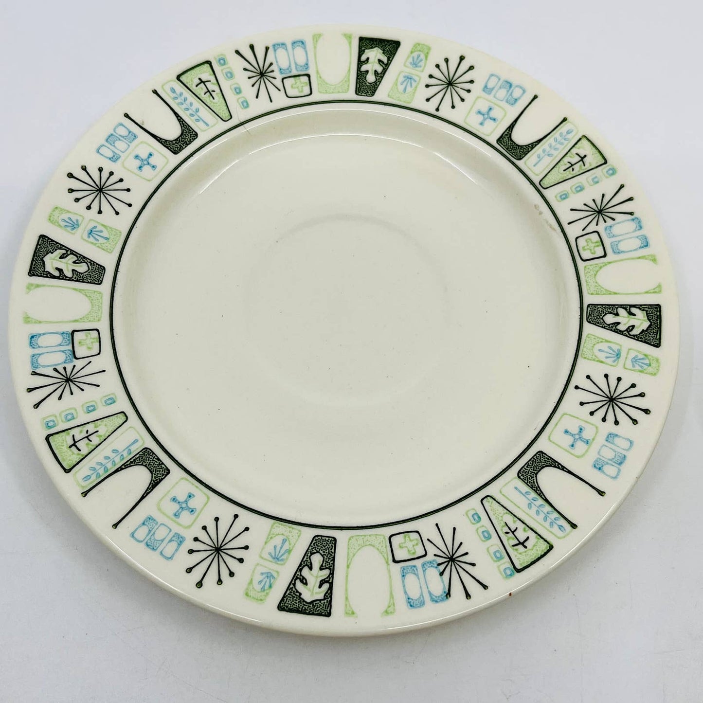 Taylor Smith Taylorstone Cathay Atomic Mid Century Coffee Cup & Saucer Set TD7-3