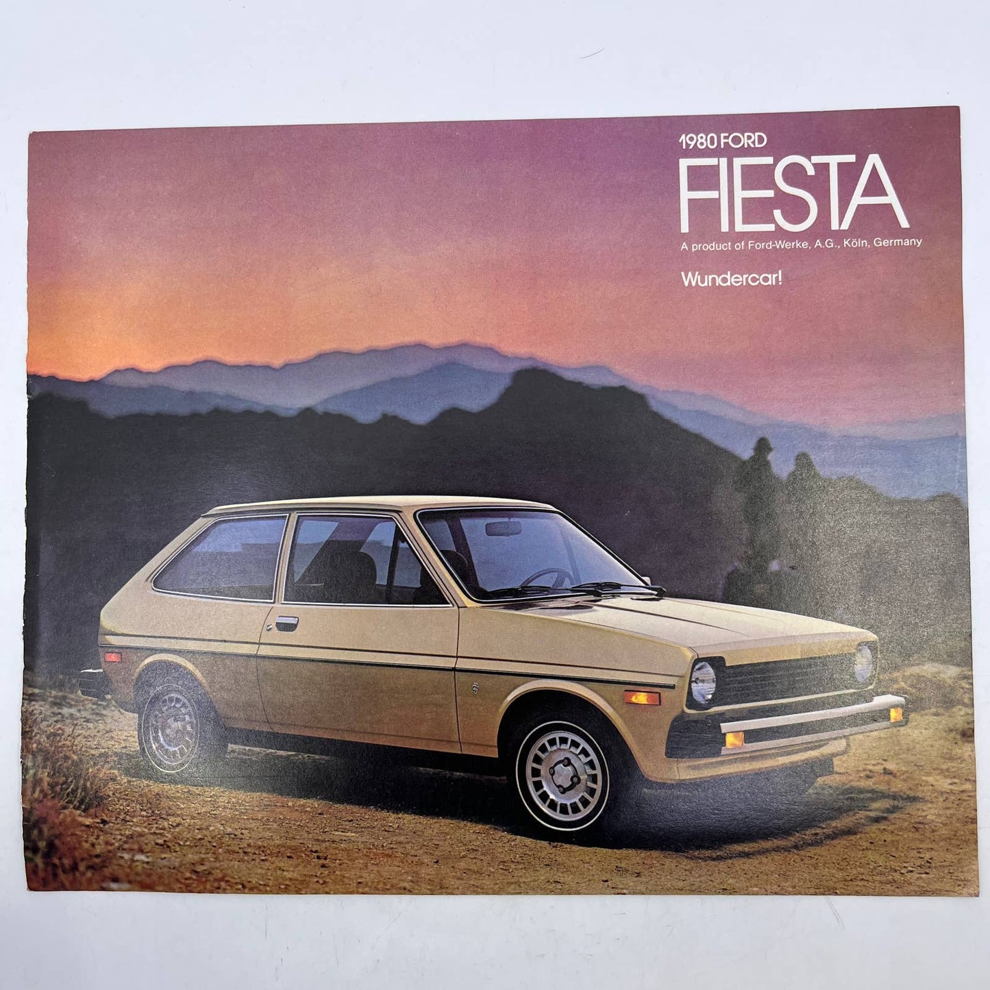 1980 Ford Fiesta Original Dealer New Car Showroom Brochure TH8