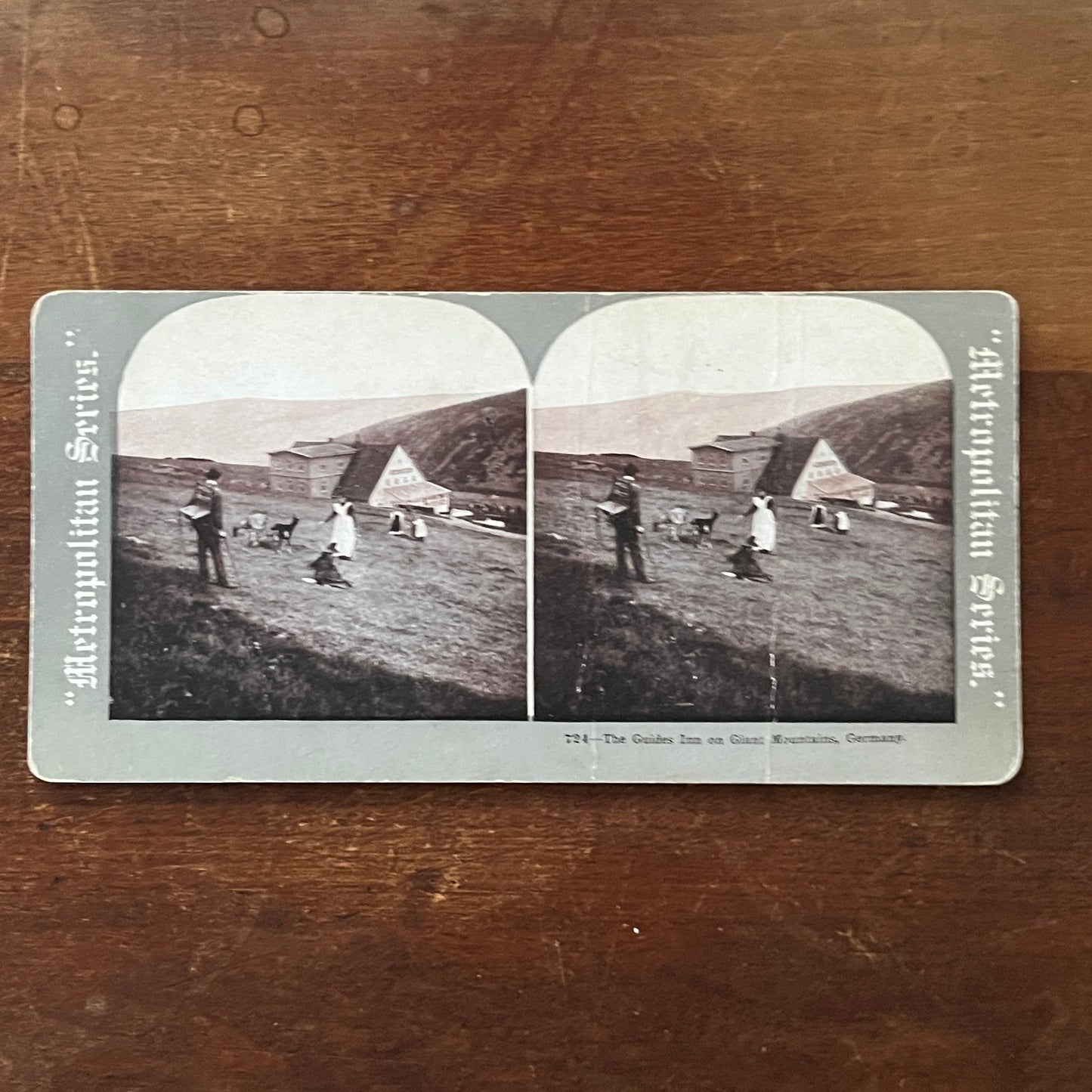 The Guides Inn on Giant Mountains Germany Antique Stereoview Card H2-4