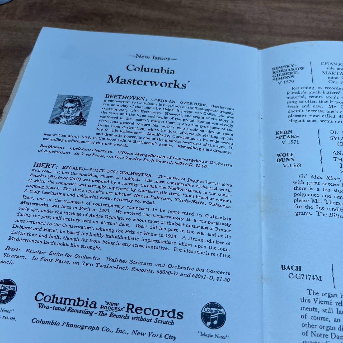 Disques A Musical Monthly August 1932 Victrola Record Magazine A10