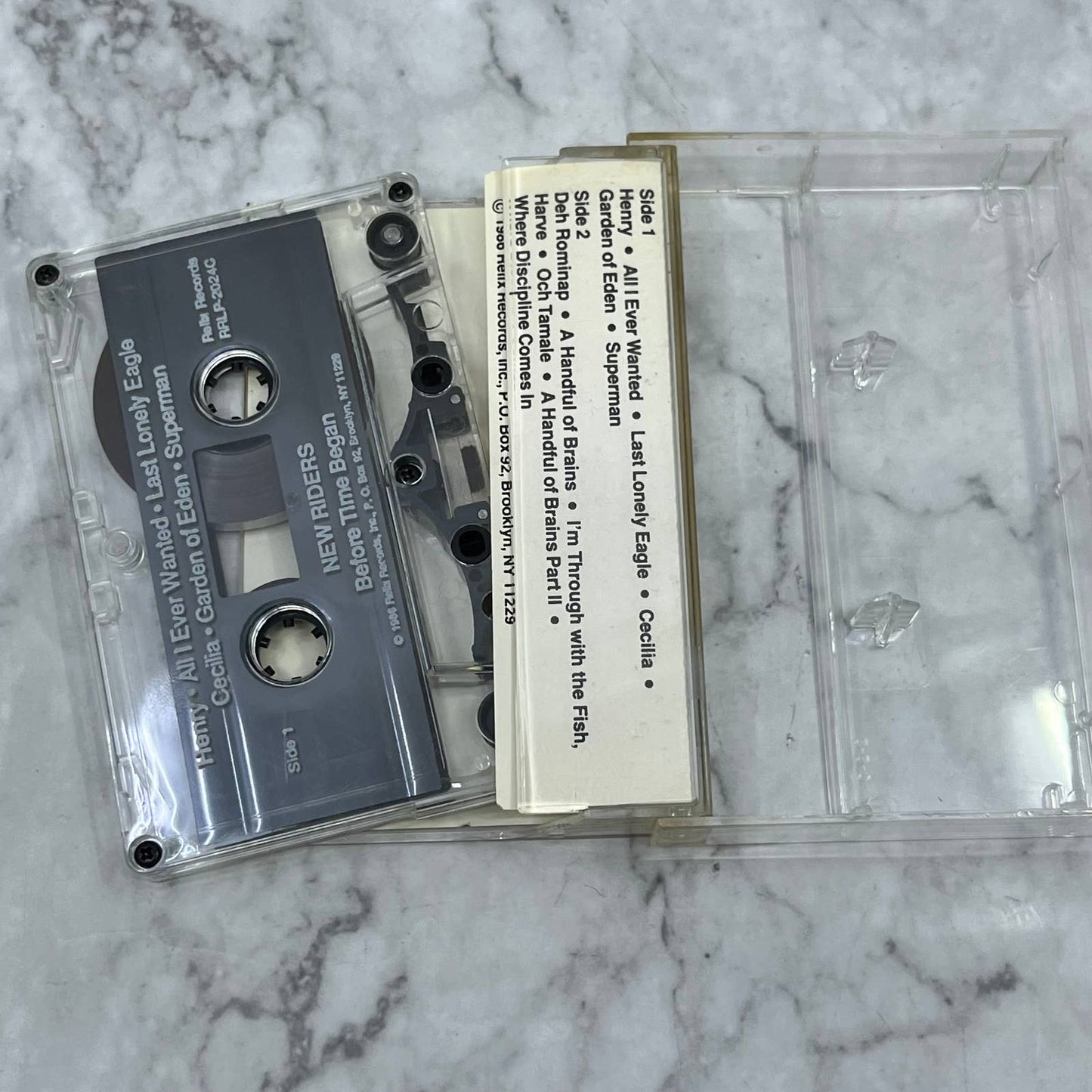 New Riders-Before Time Began 1986 Relix Records Cassette Tape TB5-11