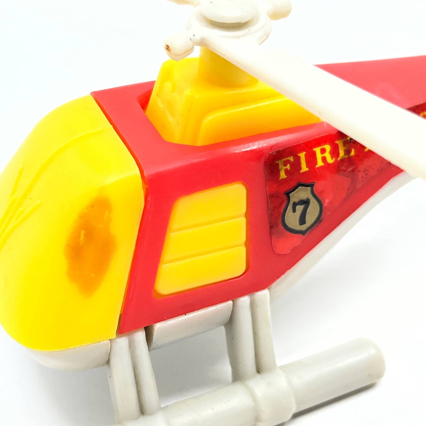 Vintage Tonka 1985 Fire Dept Tonka Helicopter Toy 1980's SD7