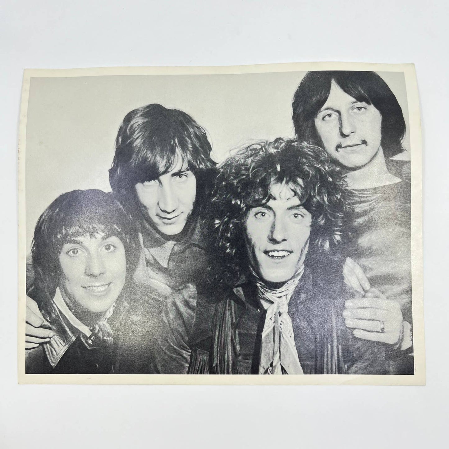 Vintage The Who Rock Band Head Shot Portrait Black & White 8x10 AB4-10
