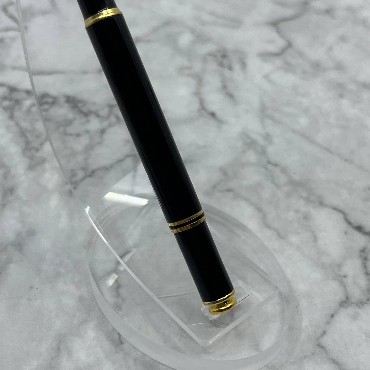 Vintage Black & Gold Tone Fountain Pen Iridium Point W Germany Fine Nib SE6