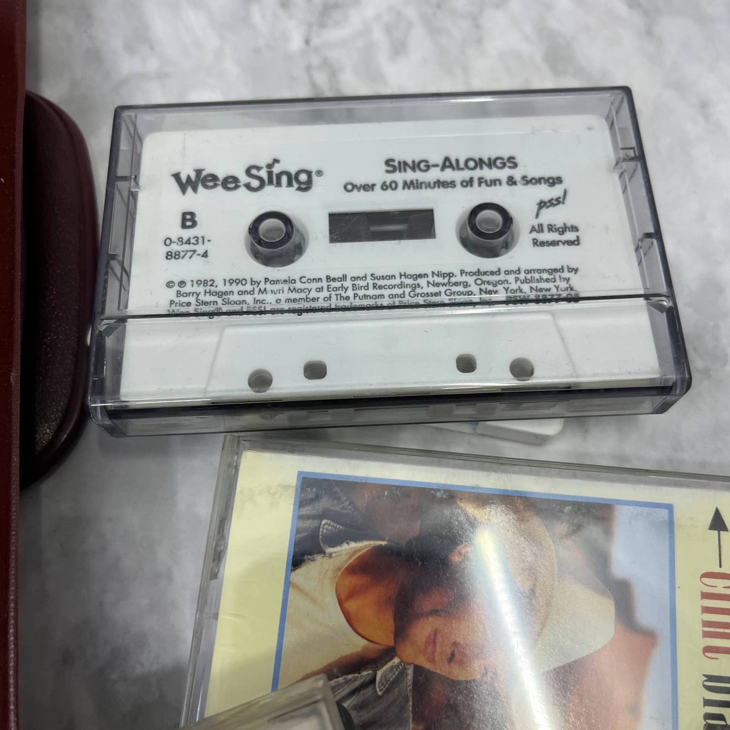 Vintage Cassette Tape Case Full of Classic Country Music Cassettes TJ4