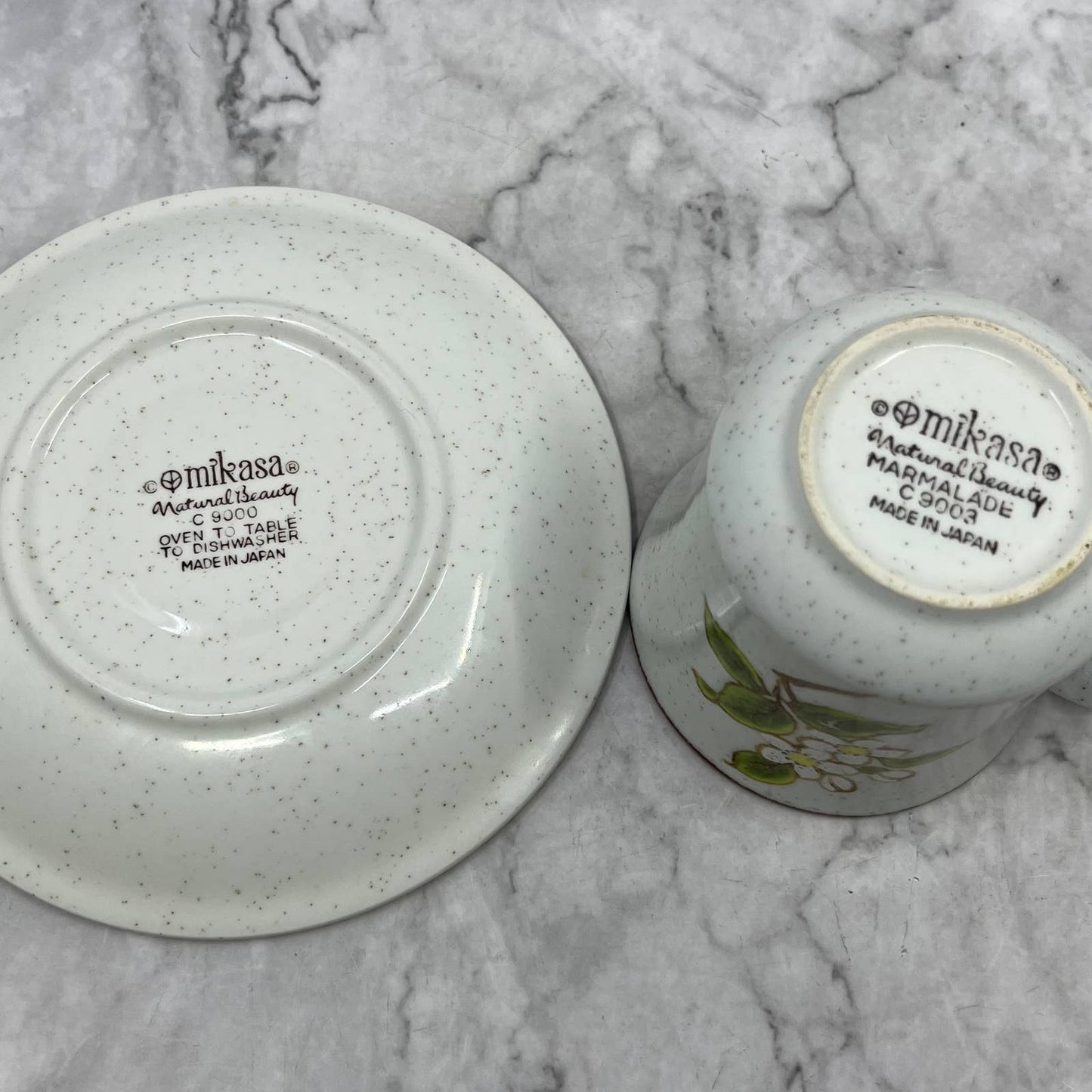 Mikasa Natural Beauty Marmalade Cup and Saucer Set TJ3-6