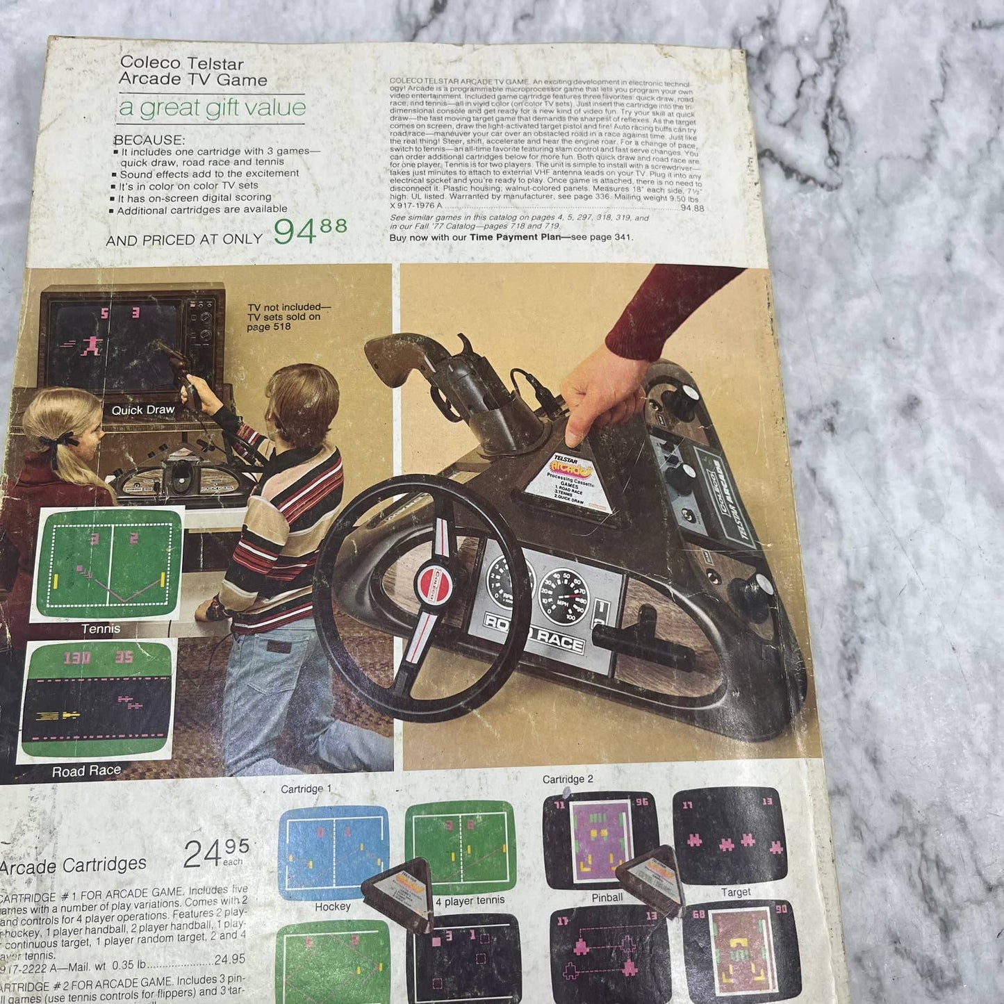 1977 JC Penny Christmas Wish Book Catalog - Great Vintage Toys & Gifts S1