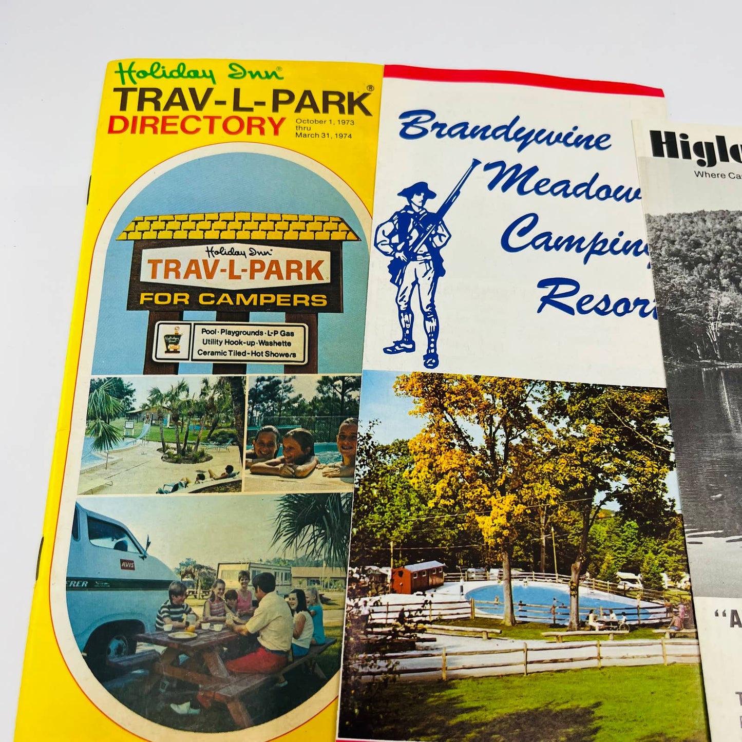 1970s Lot of 8 Pennsylvania Tourist Camping Brochures Flyers SC1