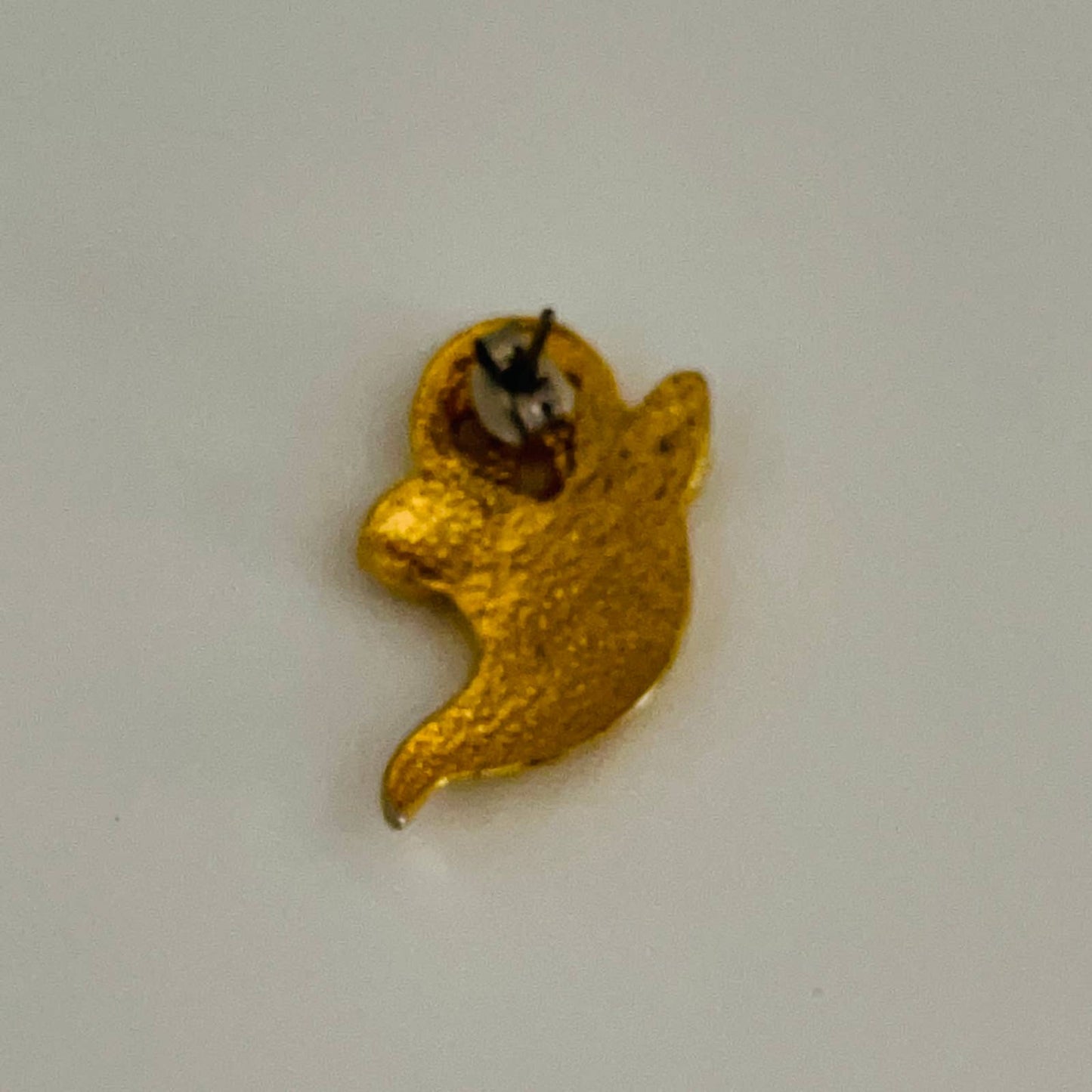 Vintage Gold Tone GHOST Halloween Single Earring SB2