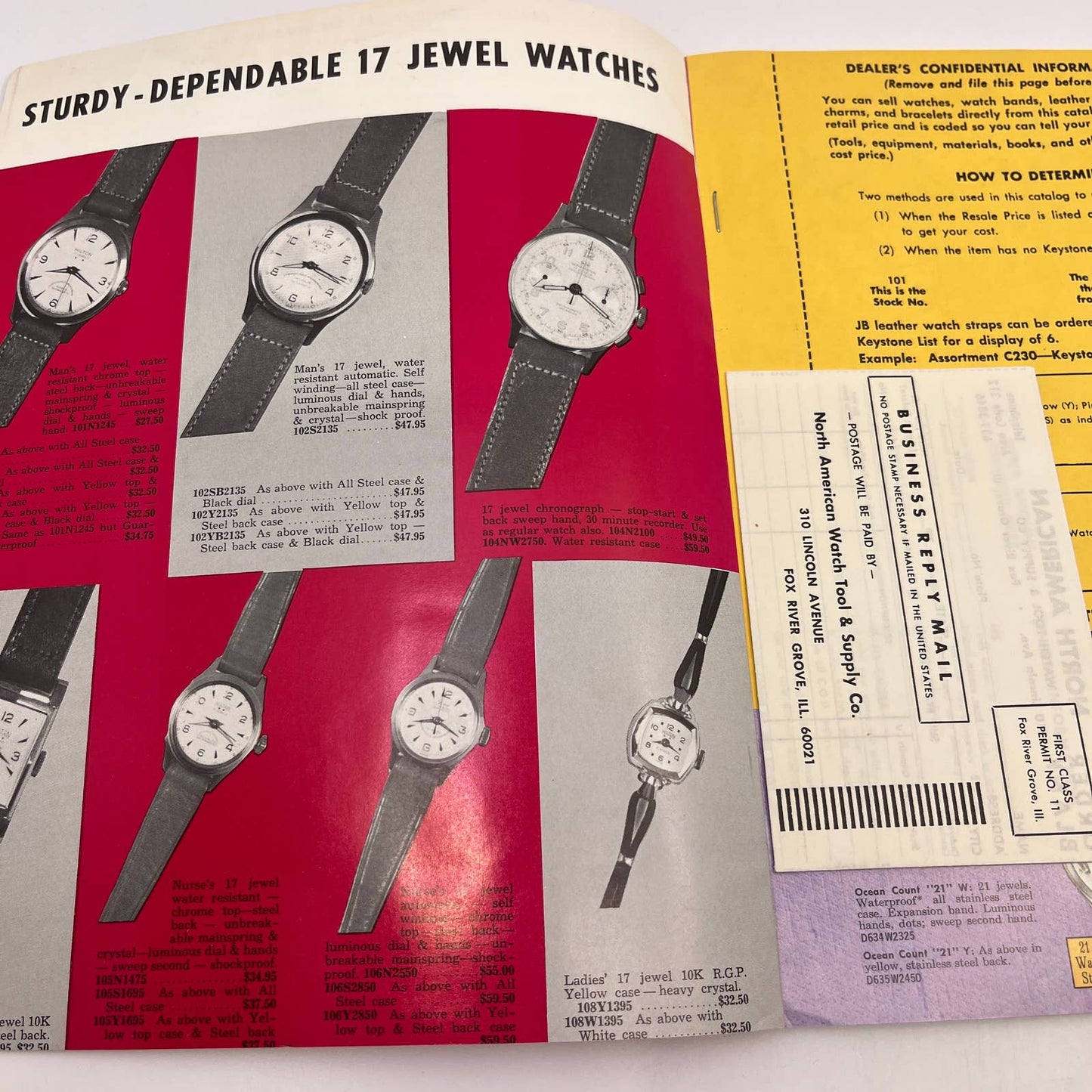 1968 North American Dealer's Catalog No.68 Diamonds Watches Rings Tool TC1