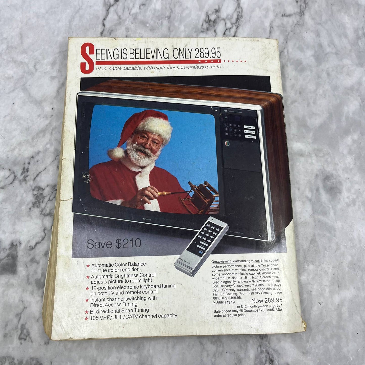 1985 JC Penny Christmas Wish Book Catalog - Great Vintage Toys & Gifts S3