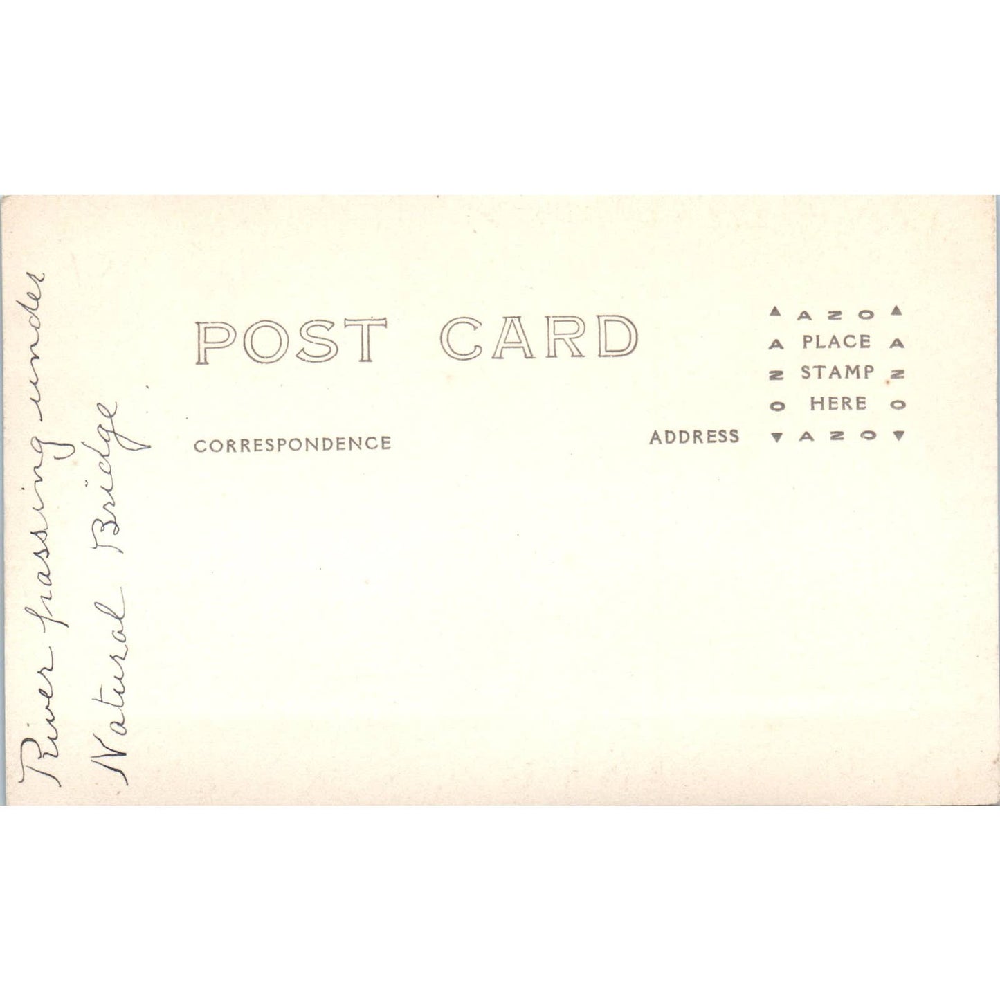 Antique Postcard RPPC Man And Woman Beside Rushing River c1910 SE8