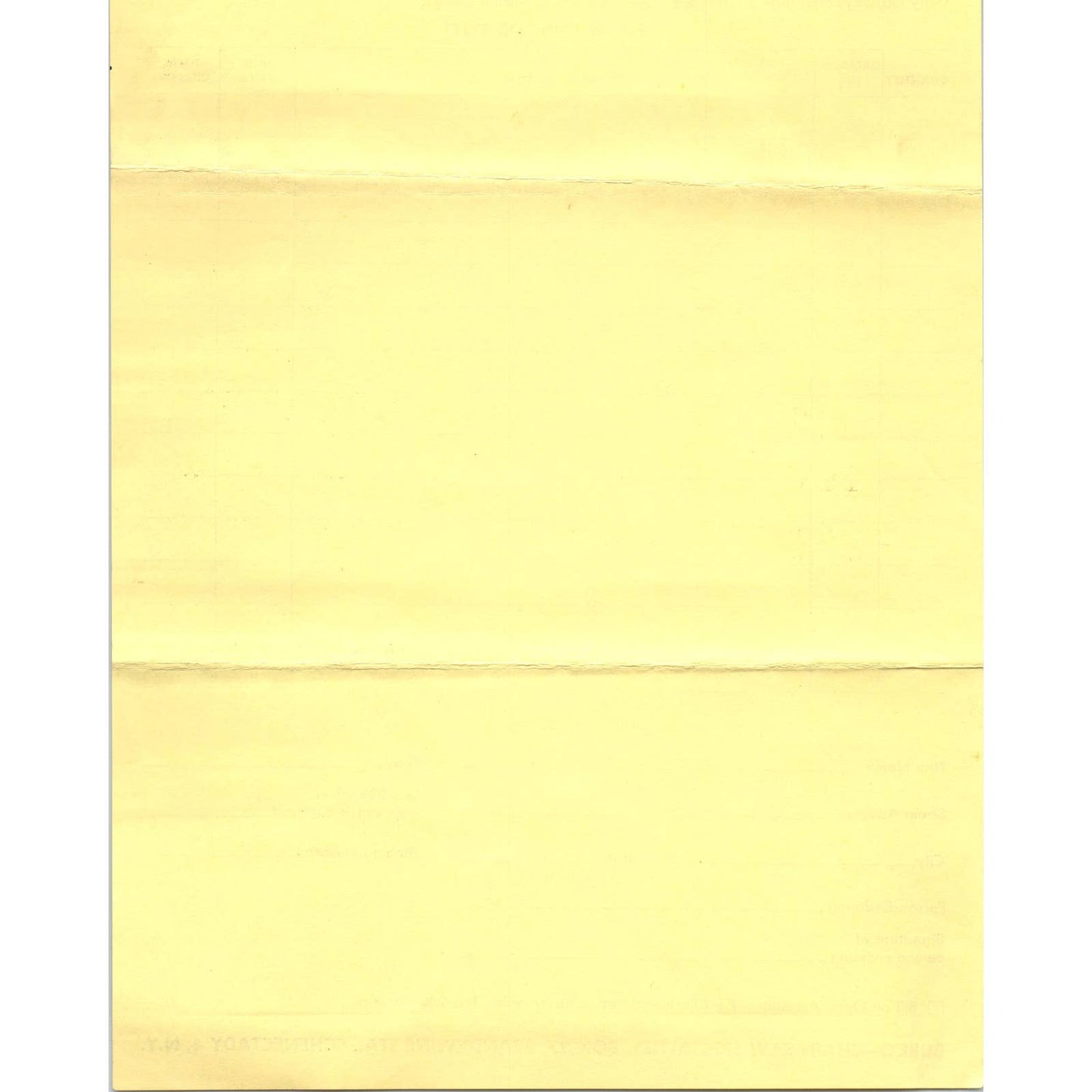 1950s Burco Chain Saw Specialties Blank Order Form Schenectady NY AD5