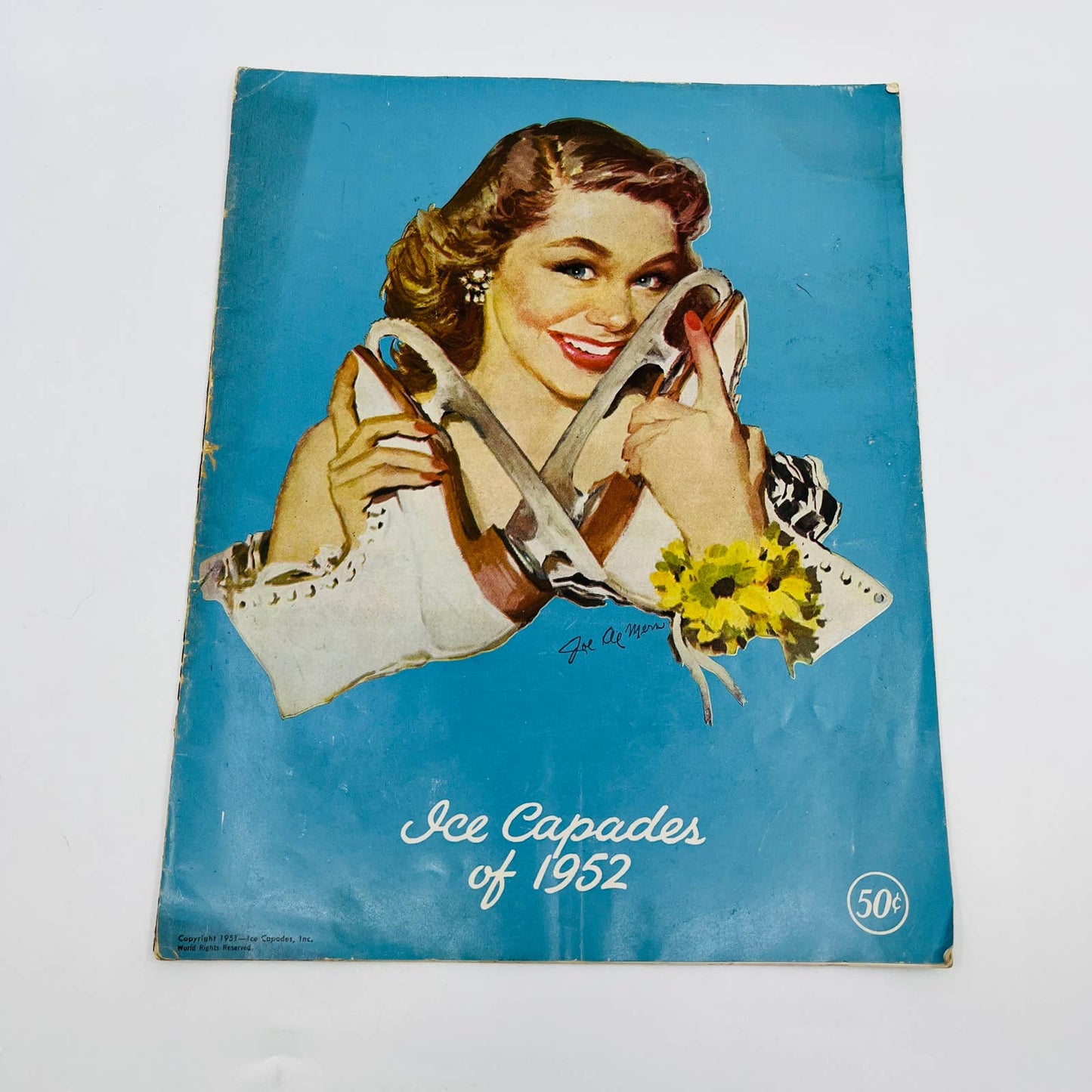 1952 ICE CAPADES souvenir program John H Harris Alan Konrad TD8