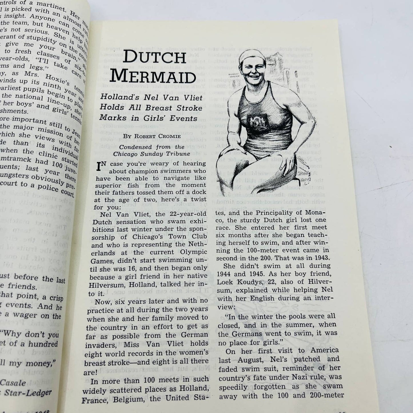 1948 Aug Sportfolio Illustrated Digest Magazine Bob Elliot Braves TB2