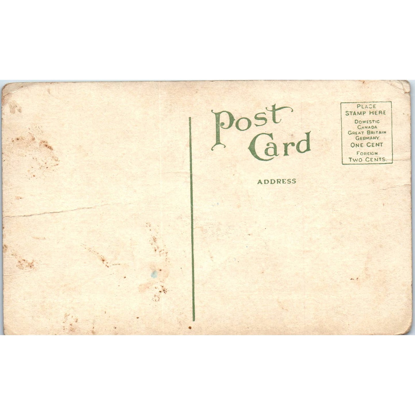 Antique Postcard Lewis Street Pasco Washington TD9