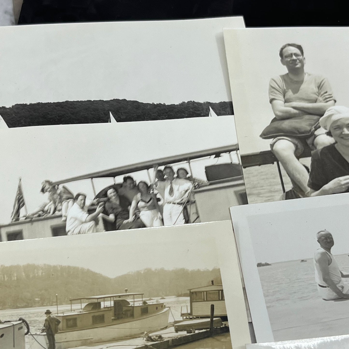 1930s Collection of Photos & Negatives Boating Trip in Virginia P4-10