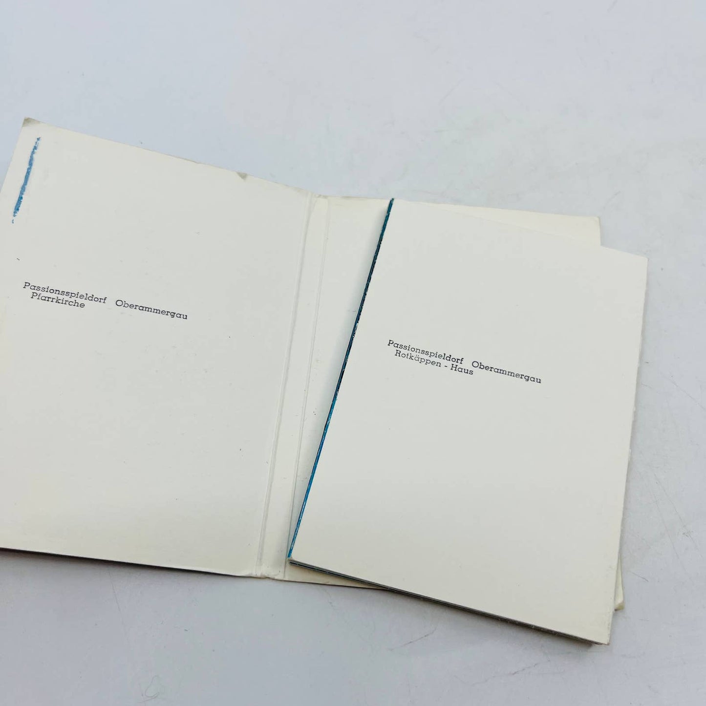 1960s Passionsspieldorf Oberammergau Germany Mini Photo Souvenir Booklet EA1