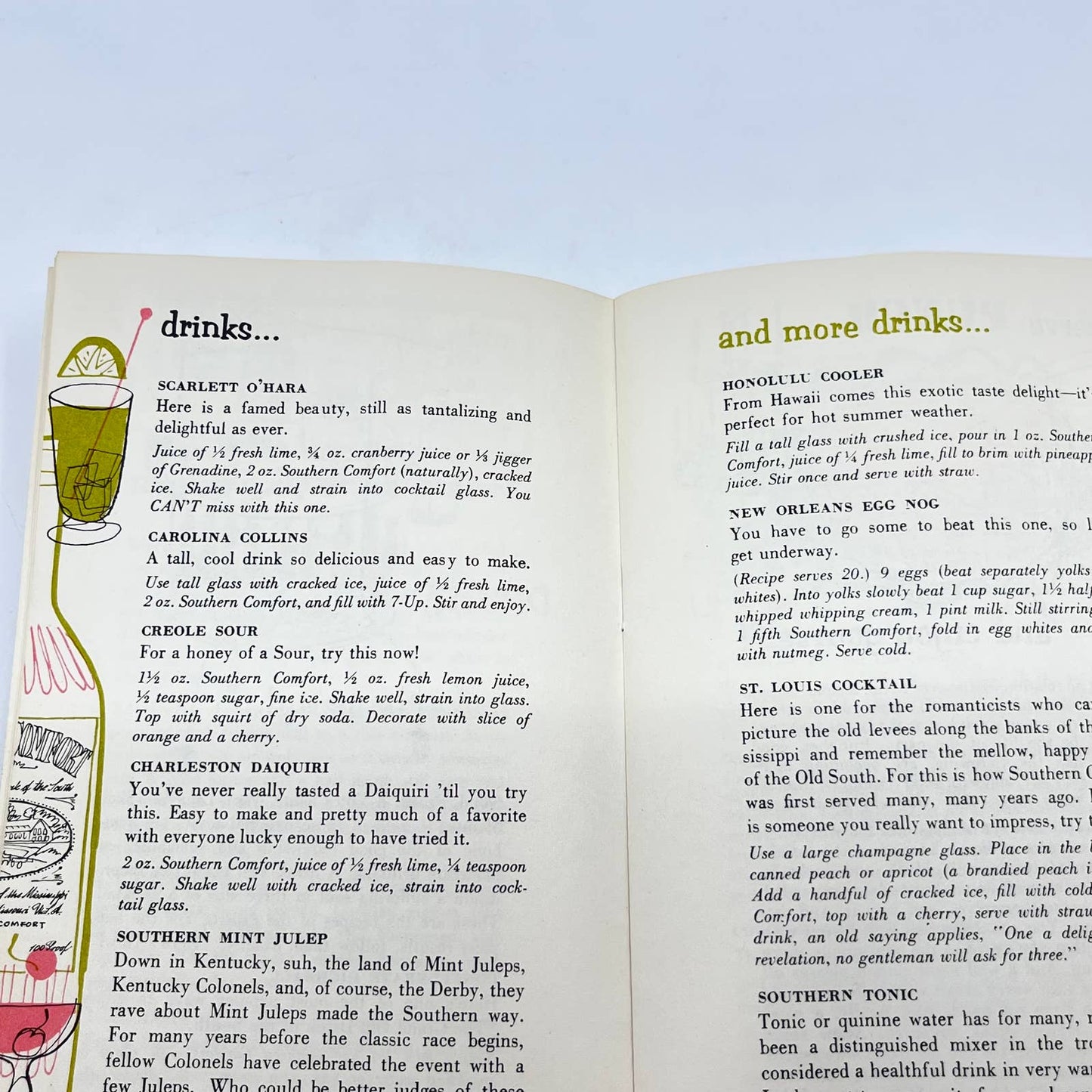 1952 Southern Comfort Party Booklet R. C Proctor Party Planning TF7