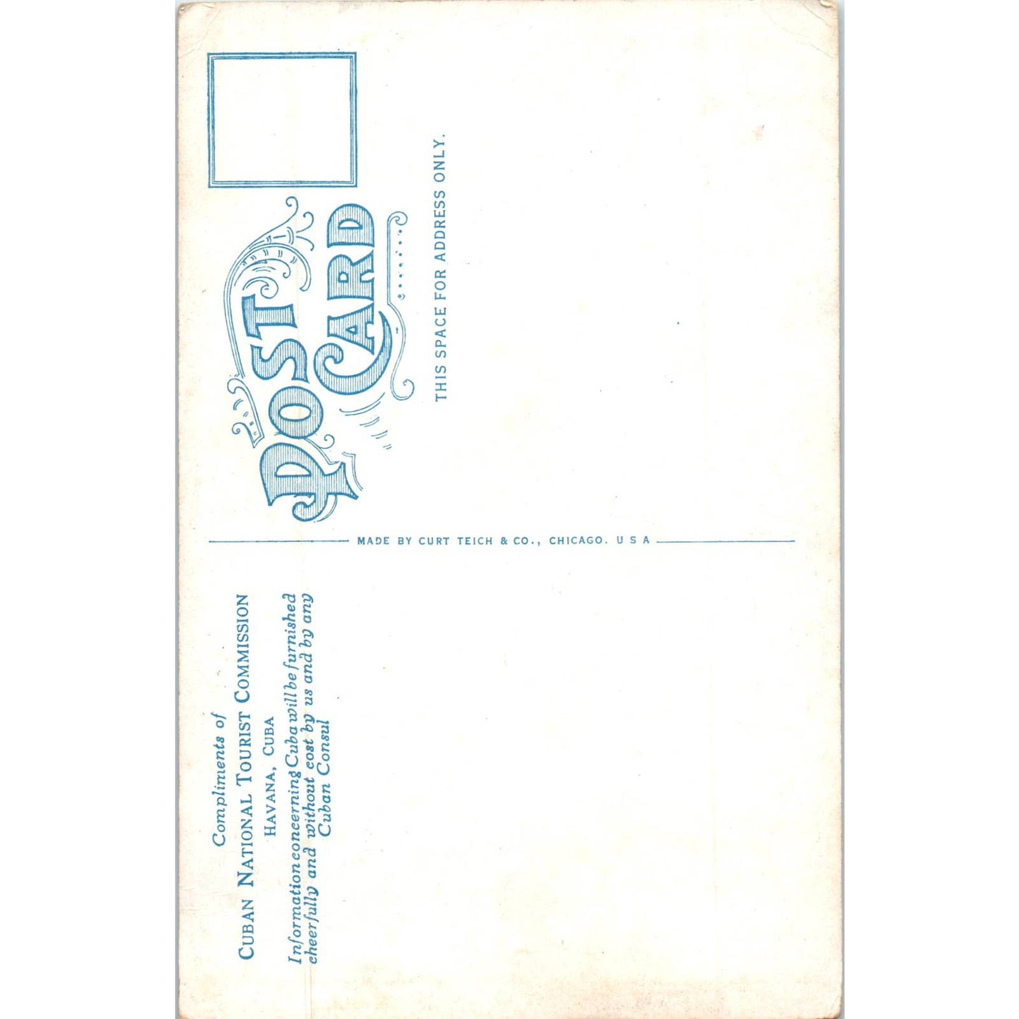 On the Guines Road c1910 Havana Cuba Original Postcard TK1-P16