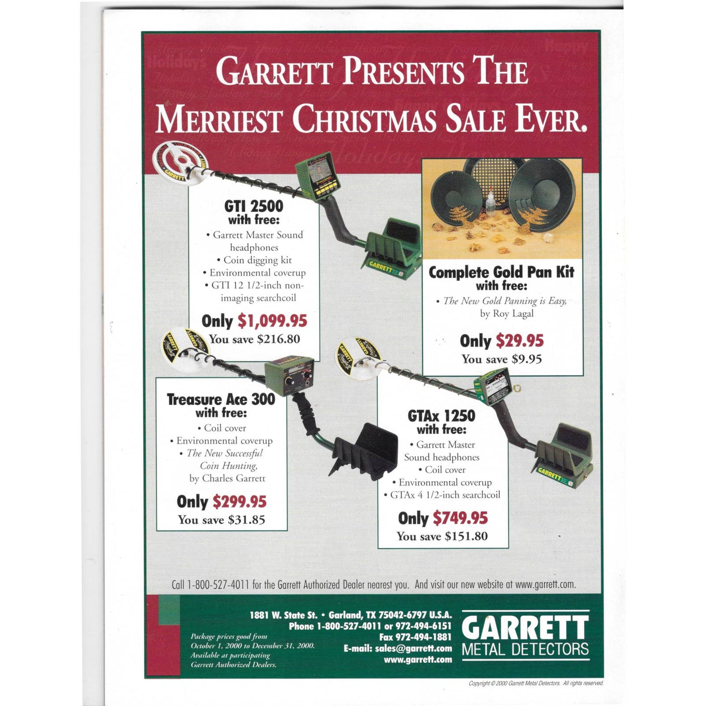 Western & Eastern Treasures Magazine - Treasure Hunting Nov 2000 M6