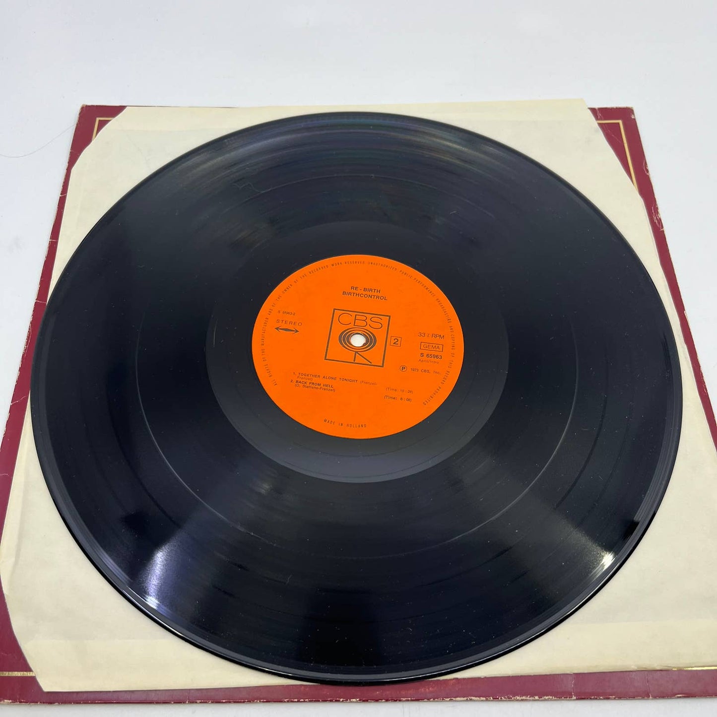 Birthcontrol Rebirth Holland Press Record Autographed Signed Authenticated TH3