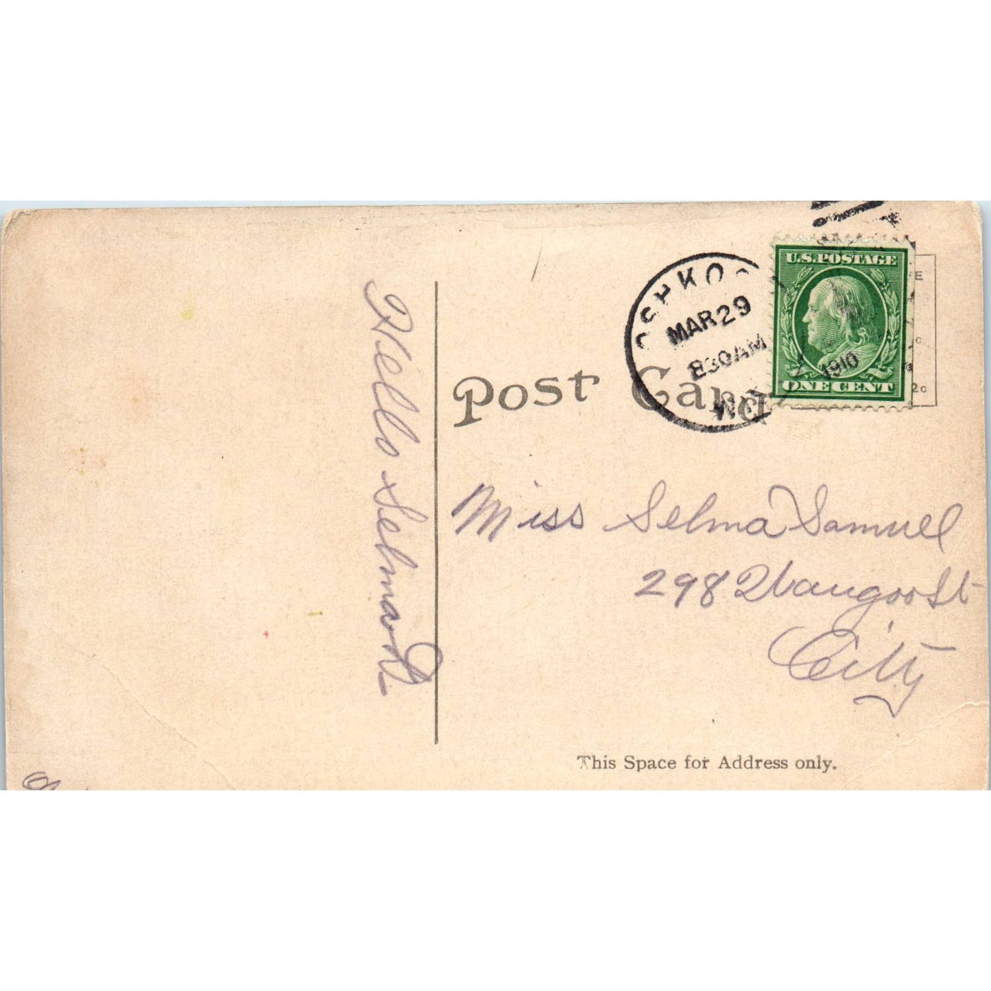 Water Works Beloit 1910 Wisconsin Original Postcard TJ9-P3