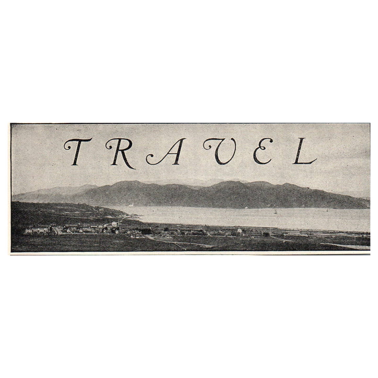 Harper's Where To Go Hotel, Resort & Travel Department - 1921 Original Ad TJ7-S