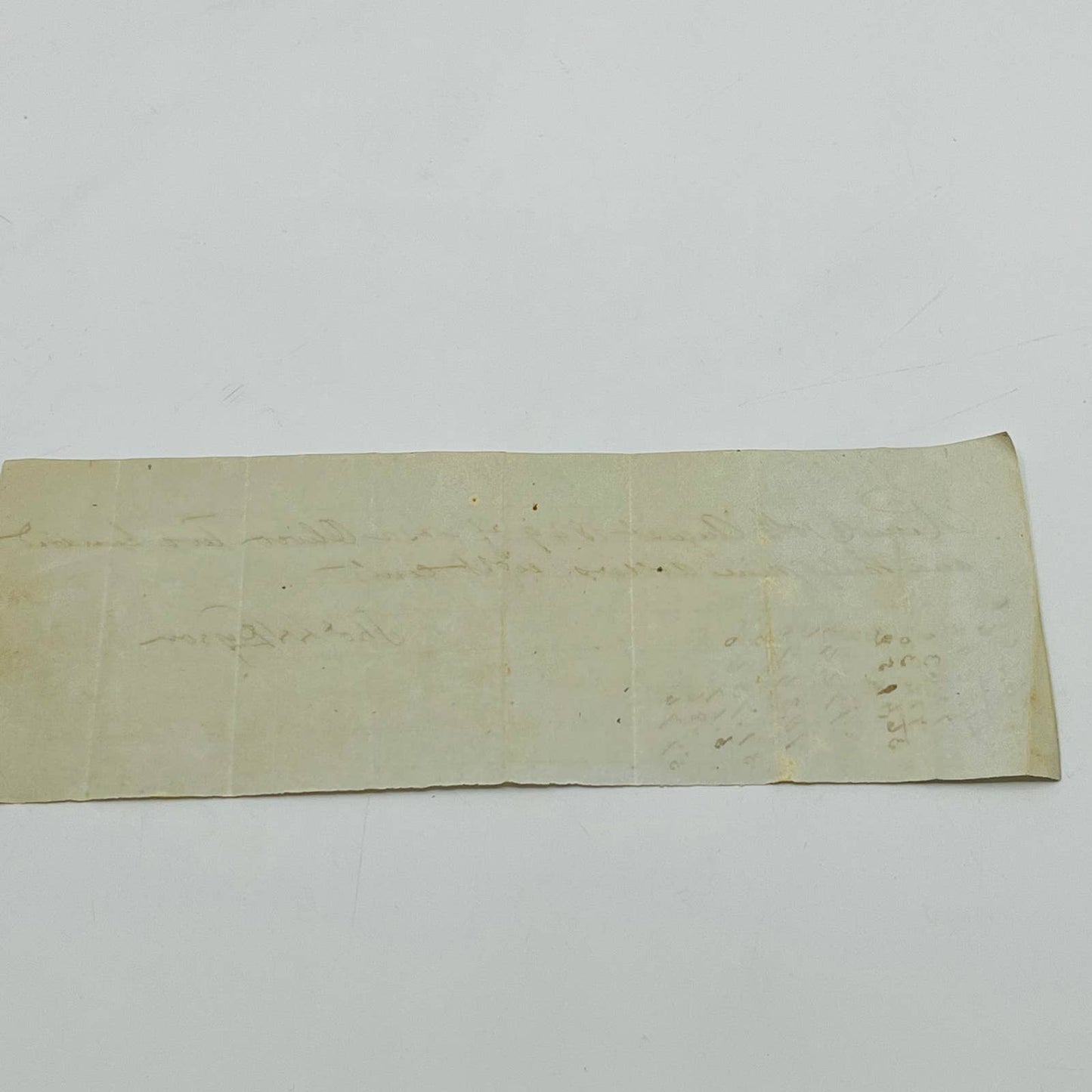 1849 Handwritten Receipt Thor Dyson to Asa Oliver AA5