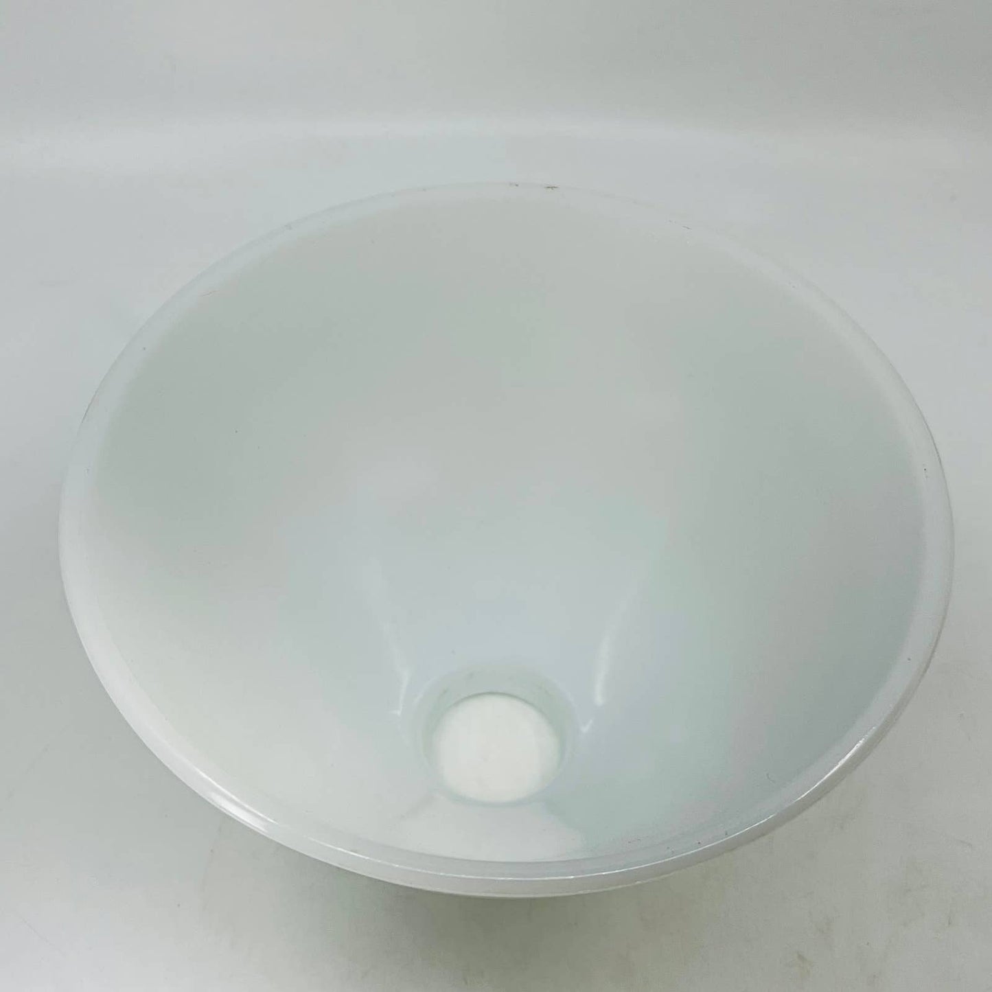 VTG Art Deco Weave White Milk Glass Lamp Shade Torchiere Diffuser Swag TC7