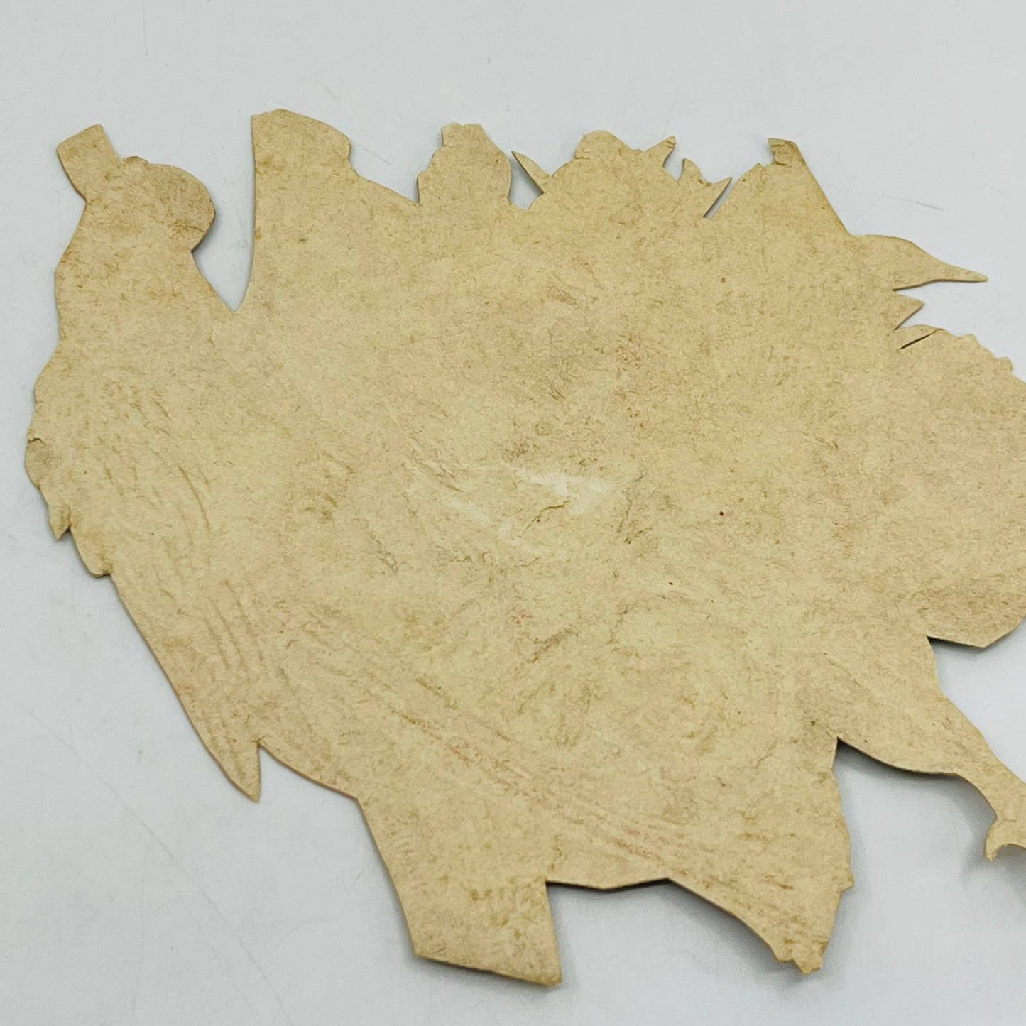 1880s Embossed Victorian Die Cut Parrot Feeding Babies Pink Roses 6 x 4” AA2