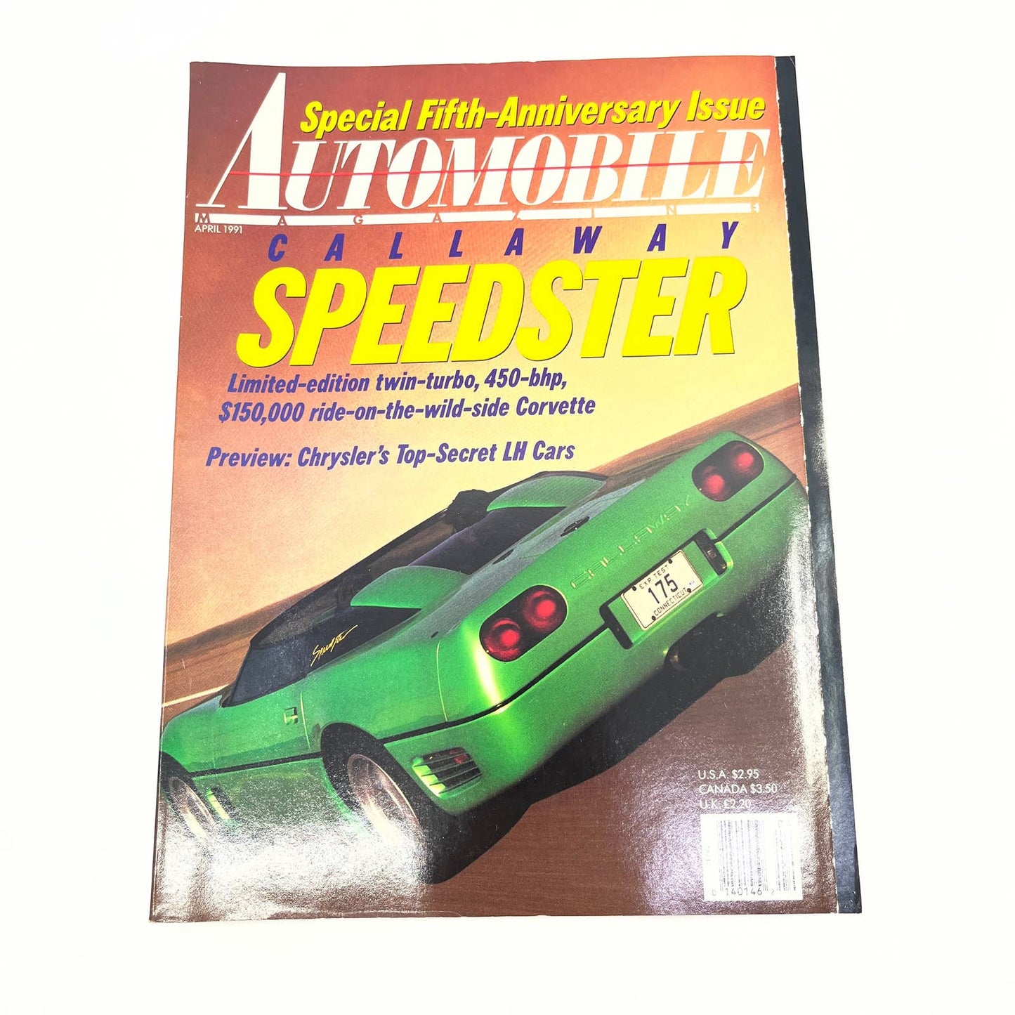 Automobile Magazine Apr 1991 Callaway Speedster TG1