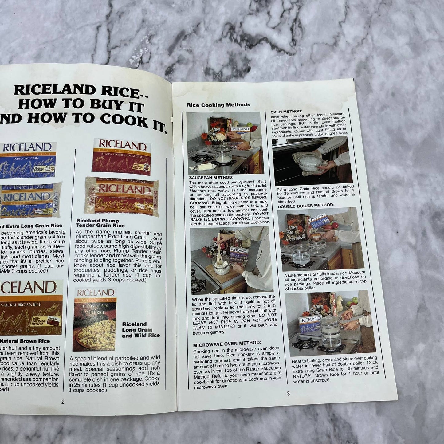1979 Make it Right With Riceland Rice Riceland Food Booklet Cookbook Recipes TJ4