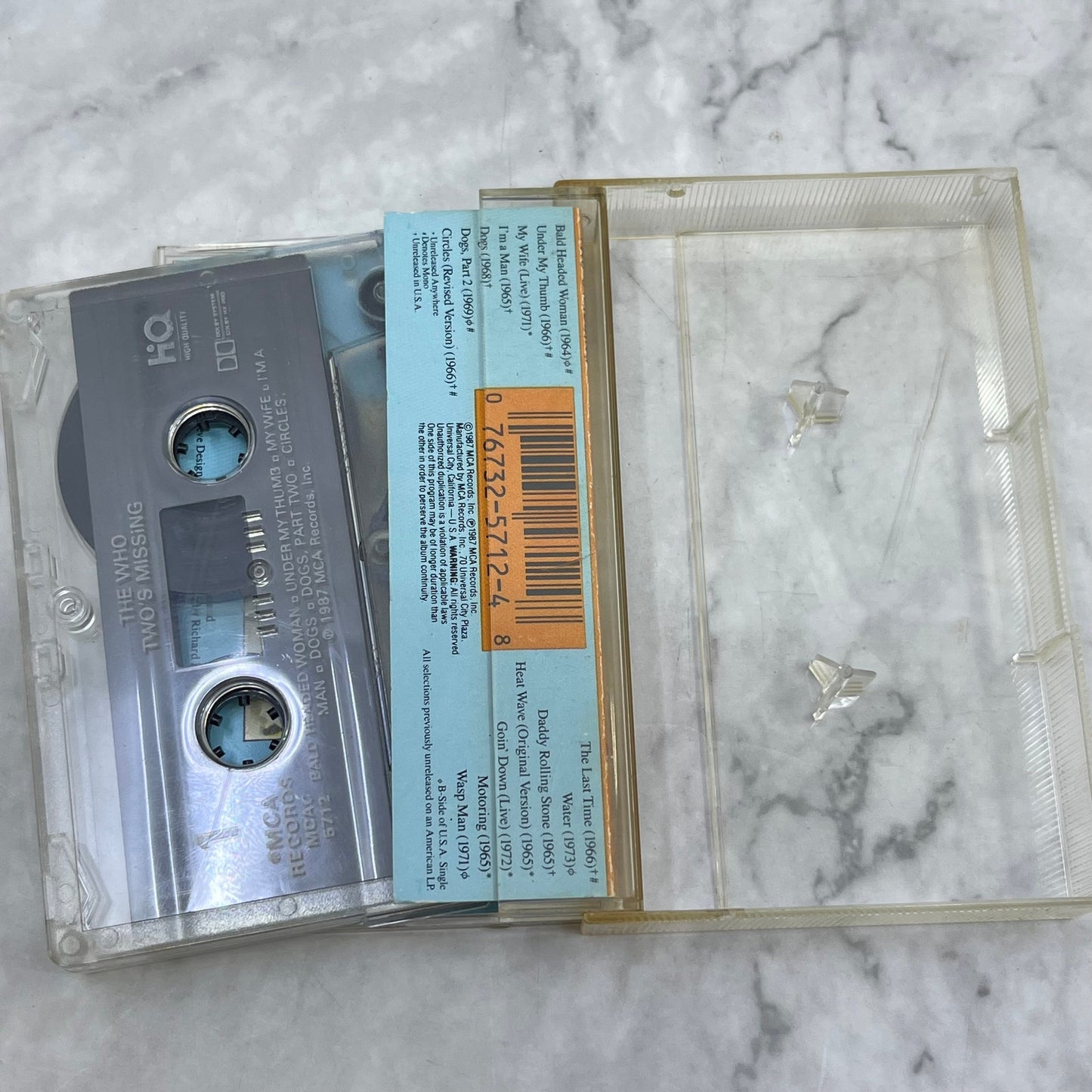 The Who - Two's Missing Rarities Wasp Man Cassette Tape TH9-C1