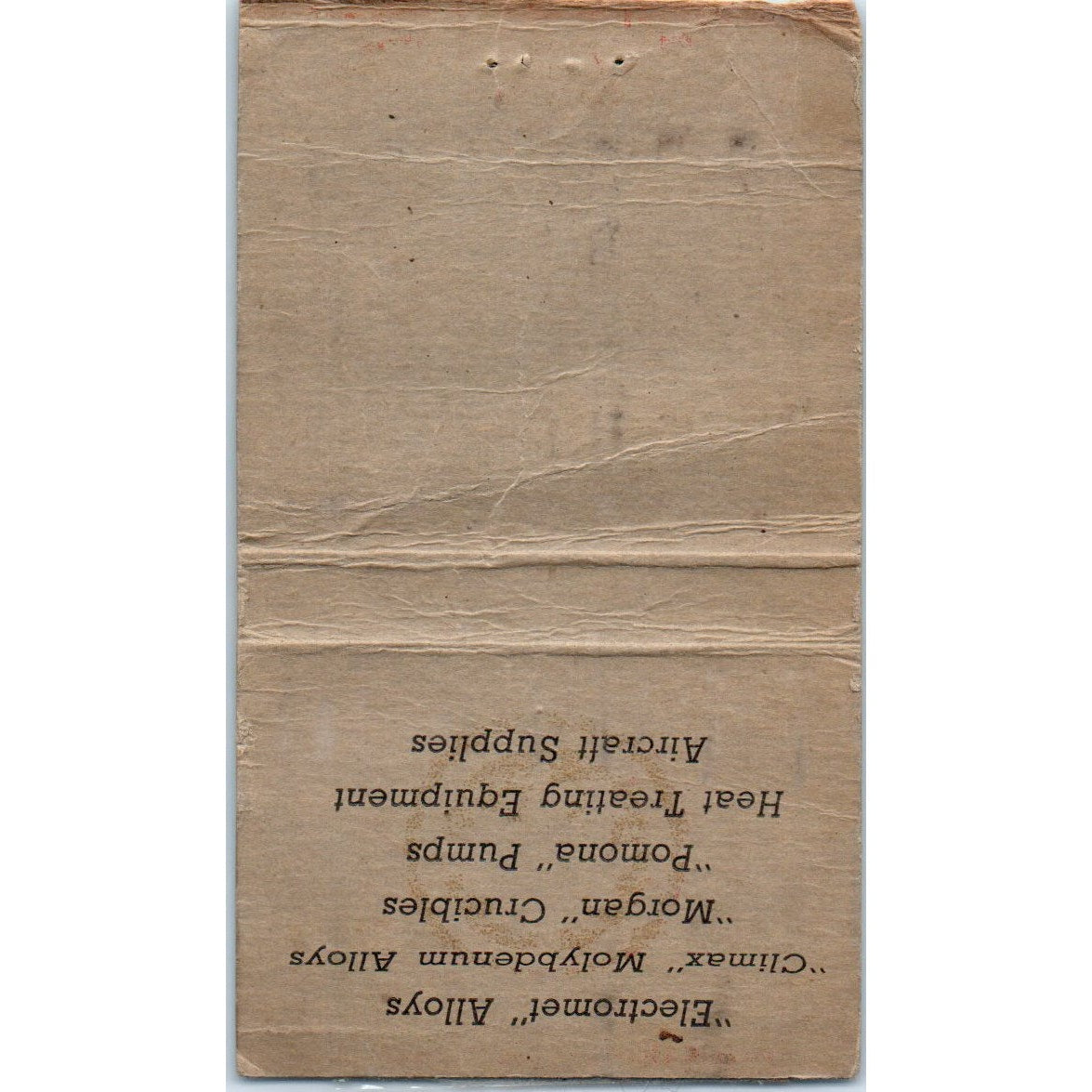 Railway and Power Engineering Corporation LTD Advertising Matchbook Cover MM10-3