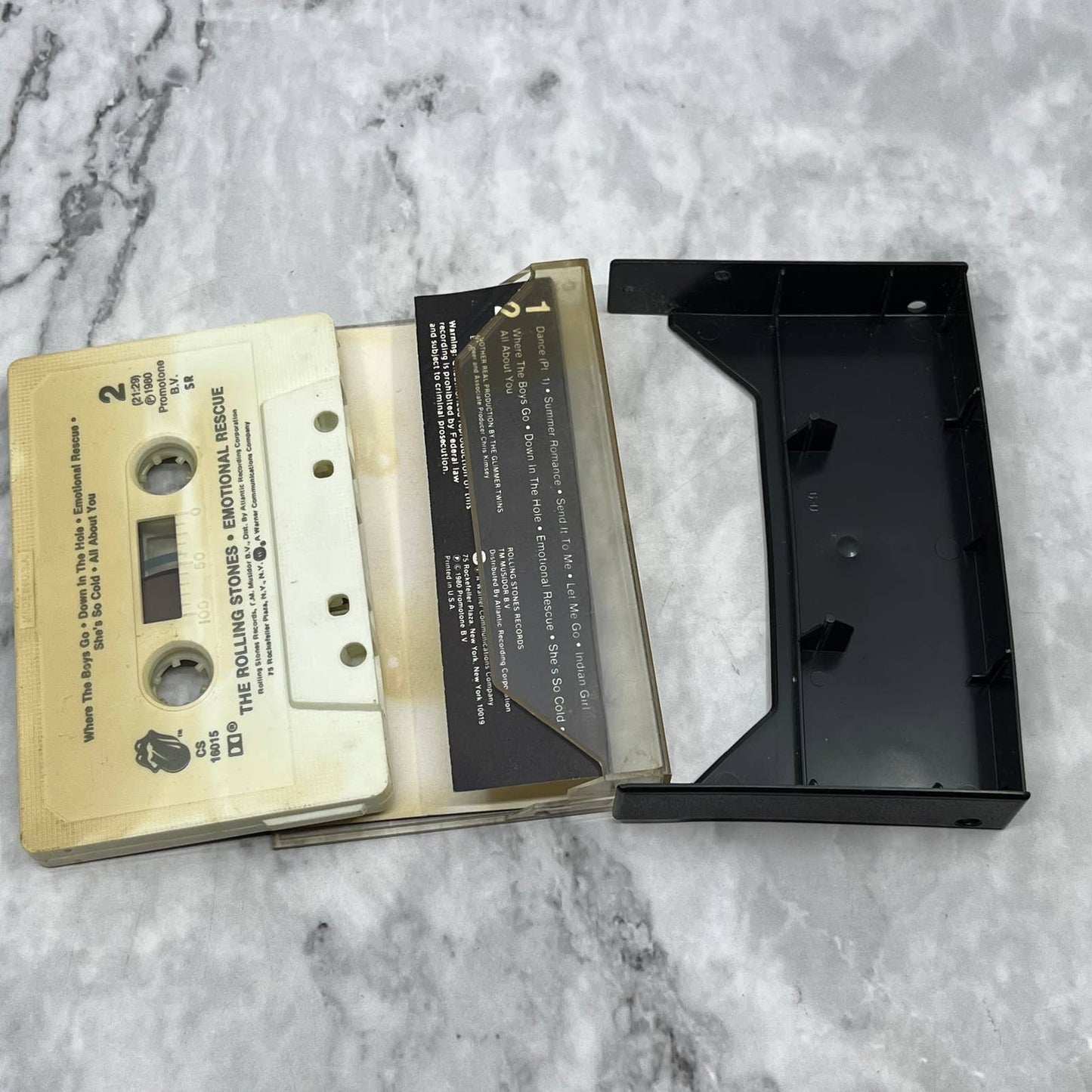 The Rolling Stones - Emotional Rescue Cassette Tape TD9-65